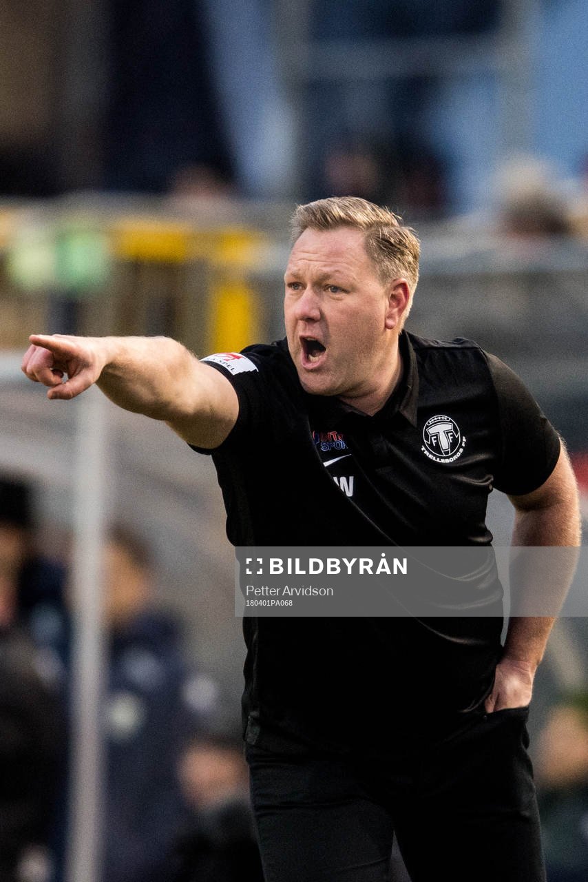 Trelleborgs tränare Patrick Winqvist