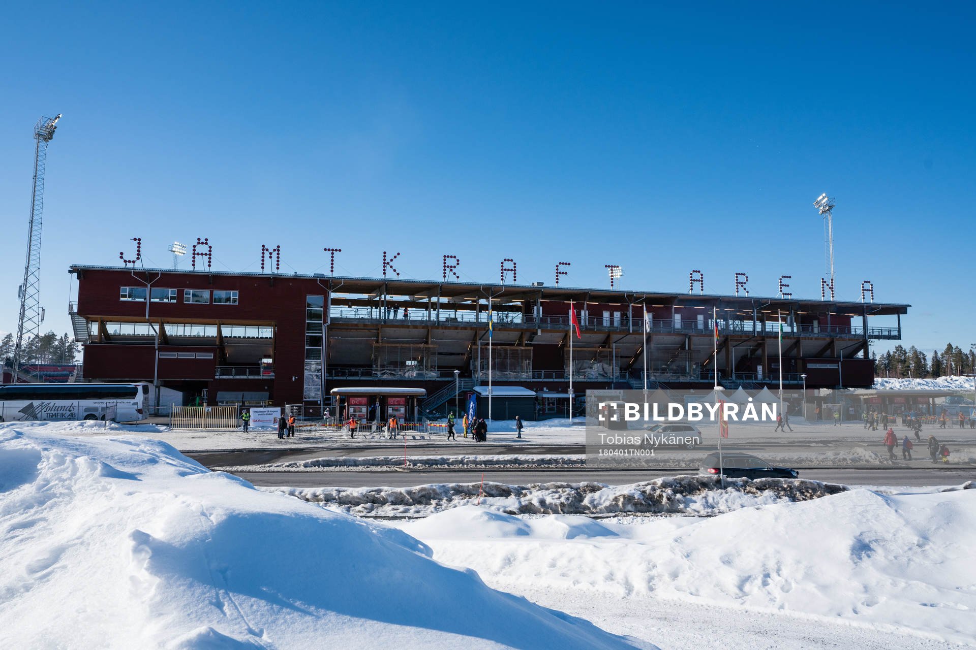 under fotbollsmatchen i Allsvenskan mellan Östersund och