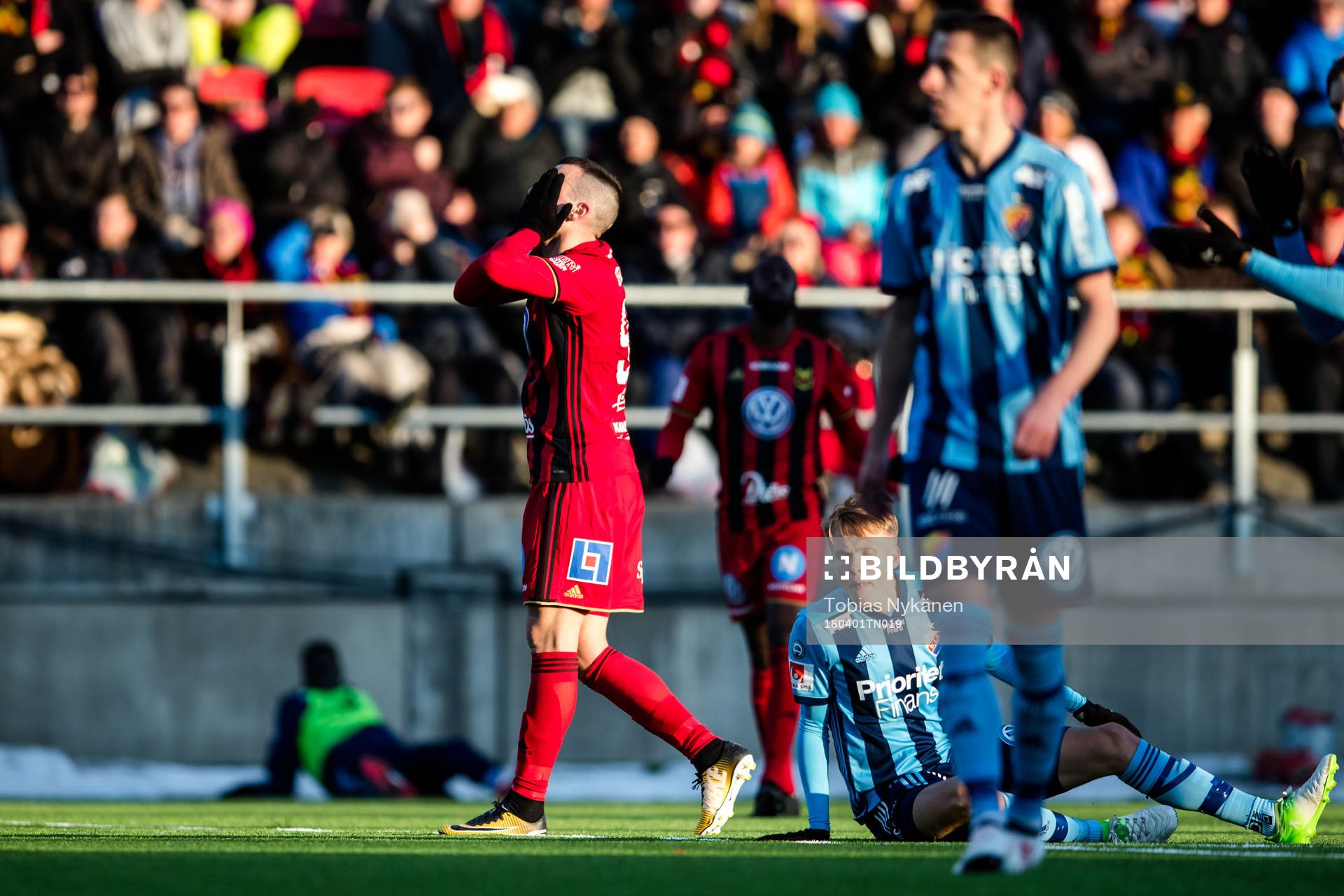 Östersunds Dino Islamovic deppar
