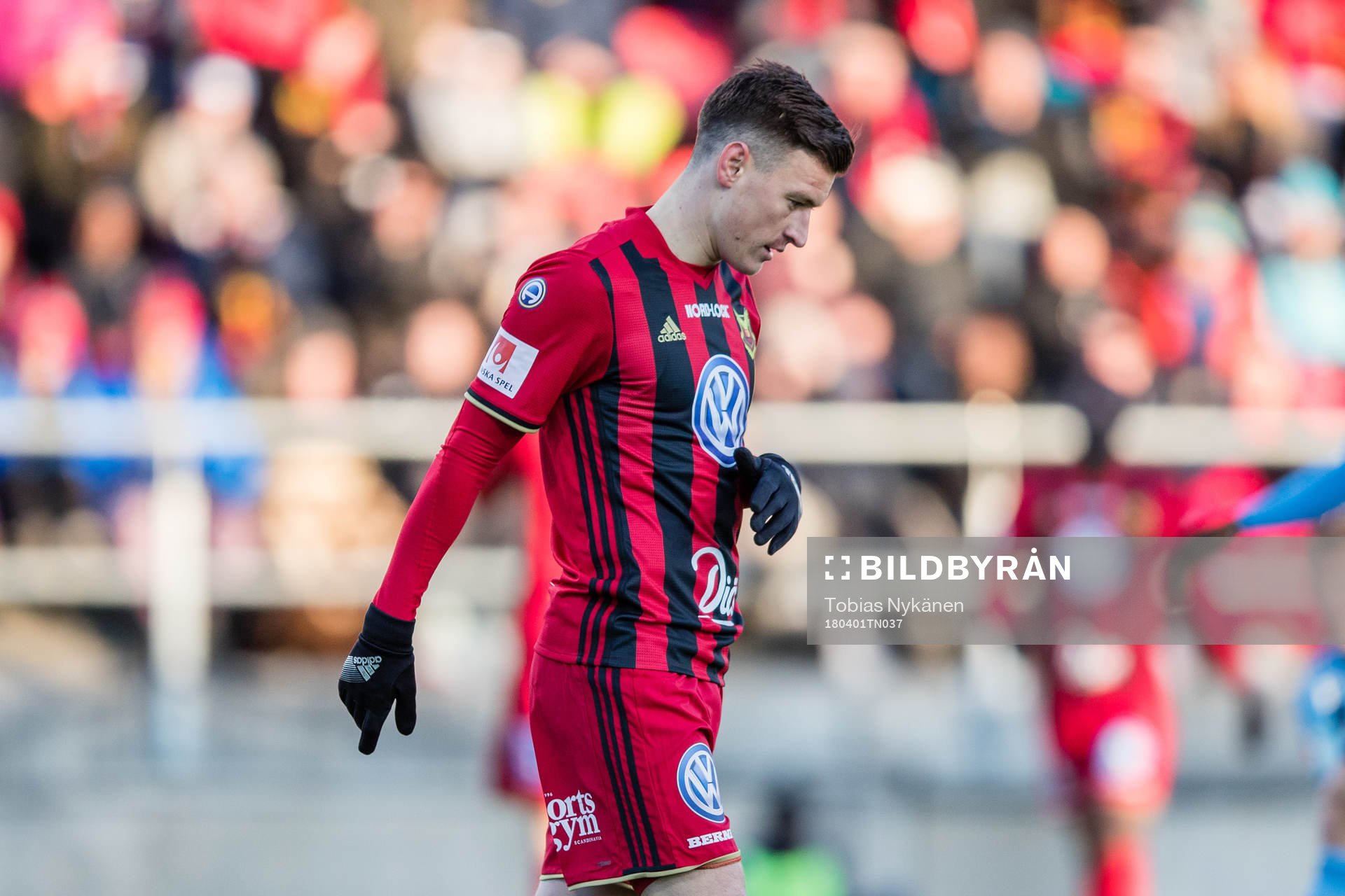 Östersunds Jamie Hopcutt deppar