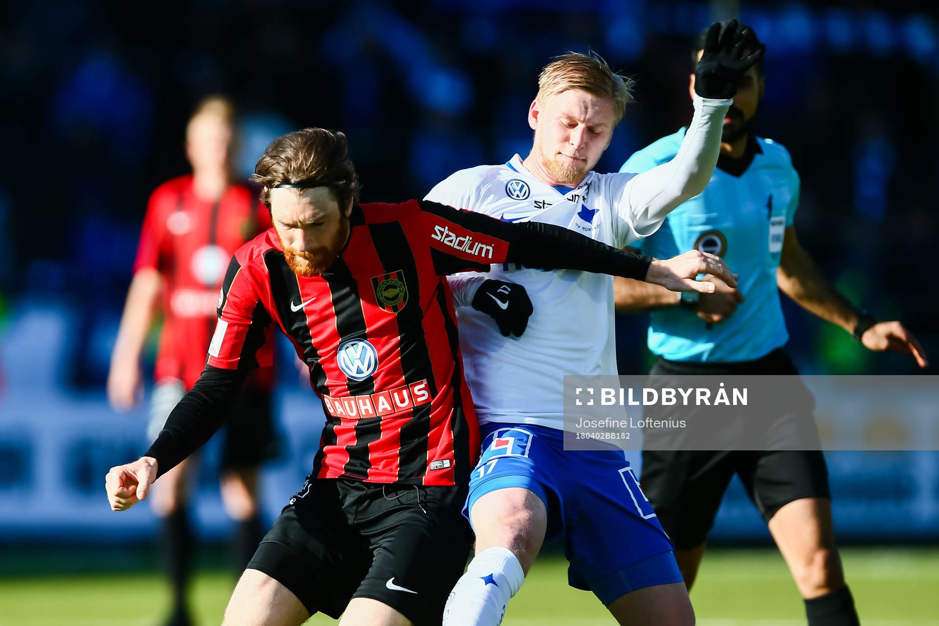 Brommapojkarnas Markus Gustafsson och Norrköpings Kalle