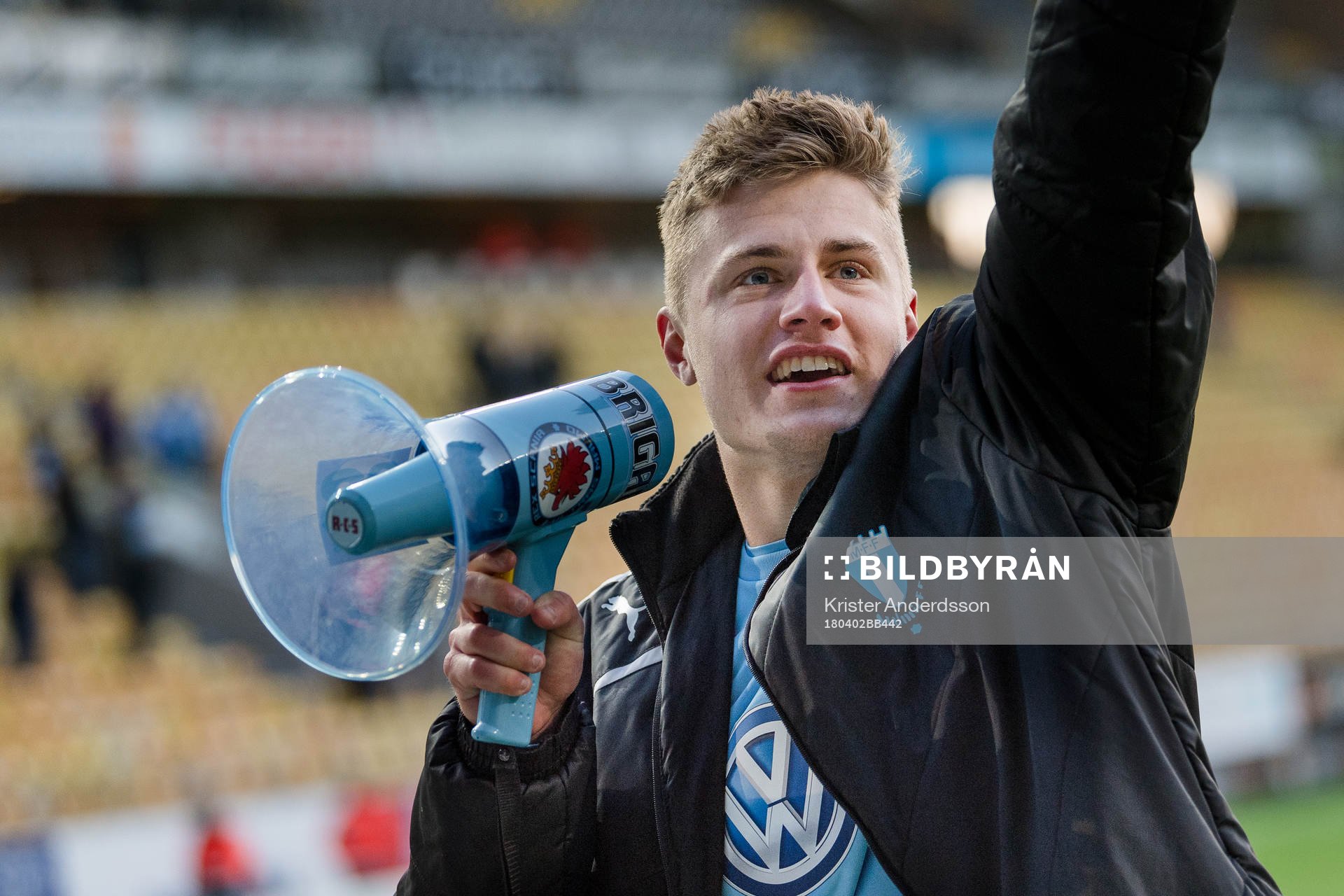 Malmö FFs Mattias Svanberg jublar