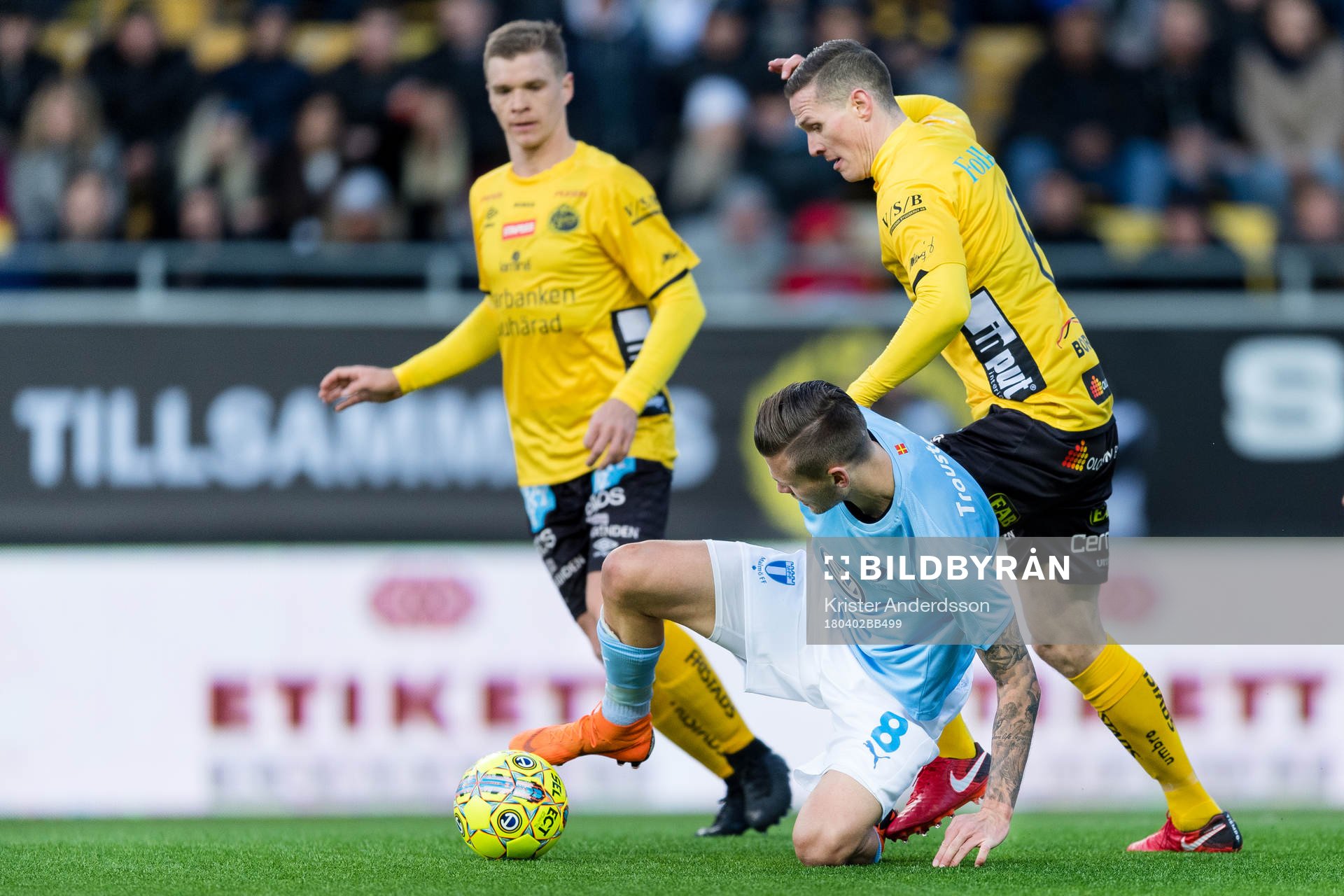 Malmö FFs Arnór Ingvi Traustason och Elfsborgs Jon