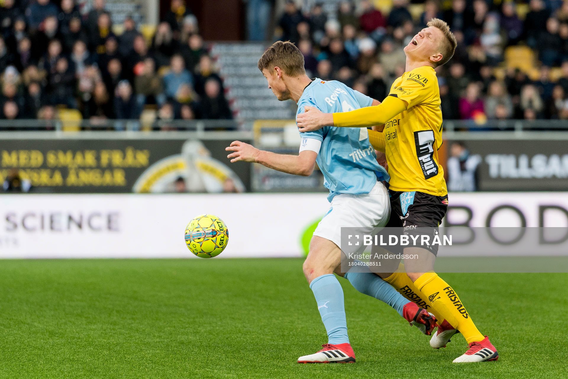 Malmö FFs Markus Rosenberg och Elfsborgs Joakim Nilsson