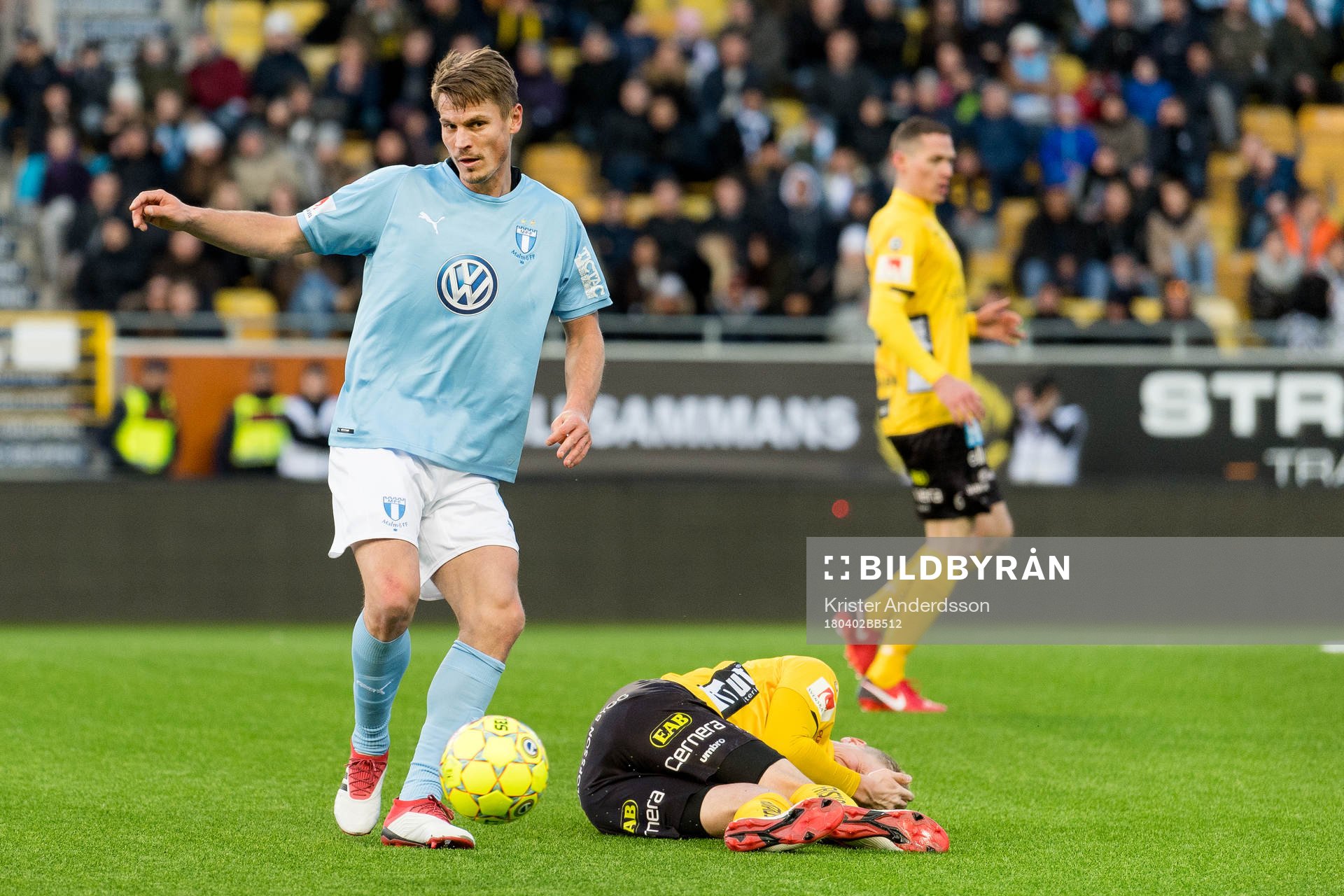 Malmö FFs Markus Rosenberg och Elfsborgs Joakim Nilsson