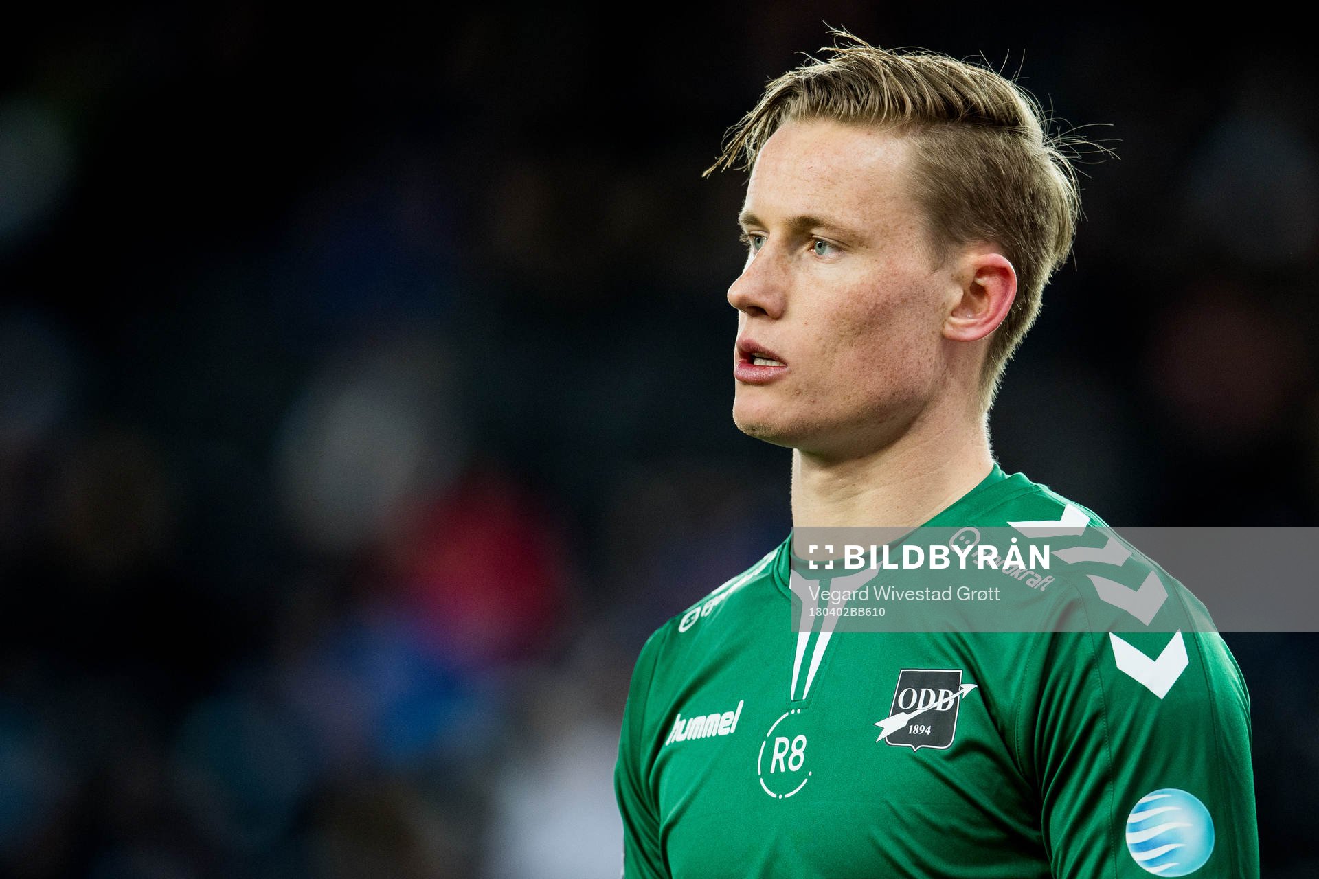 Goalkeeper Sondre Rossbach of Odd