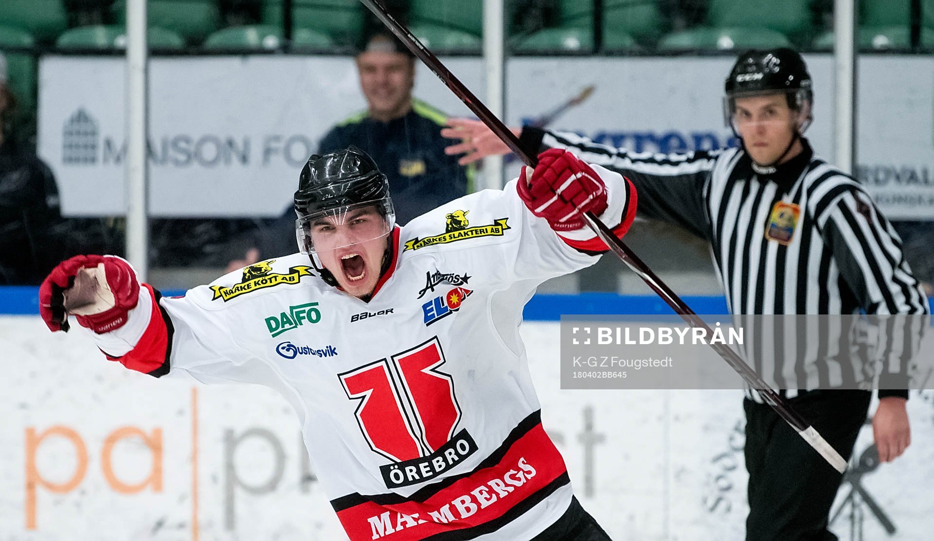 Glen Gustafsson jublar