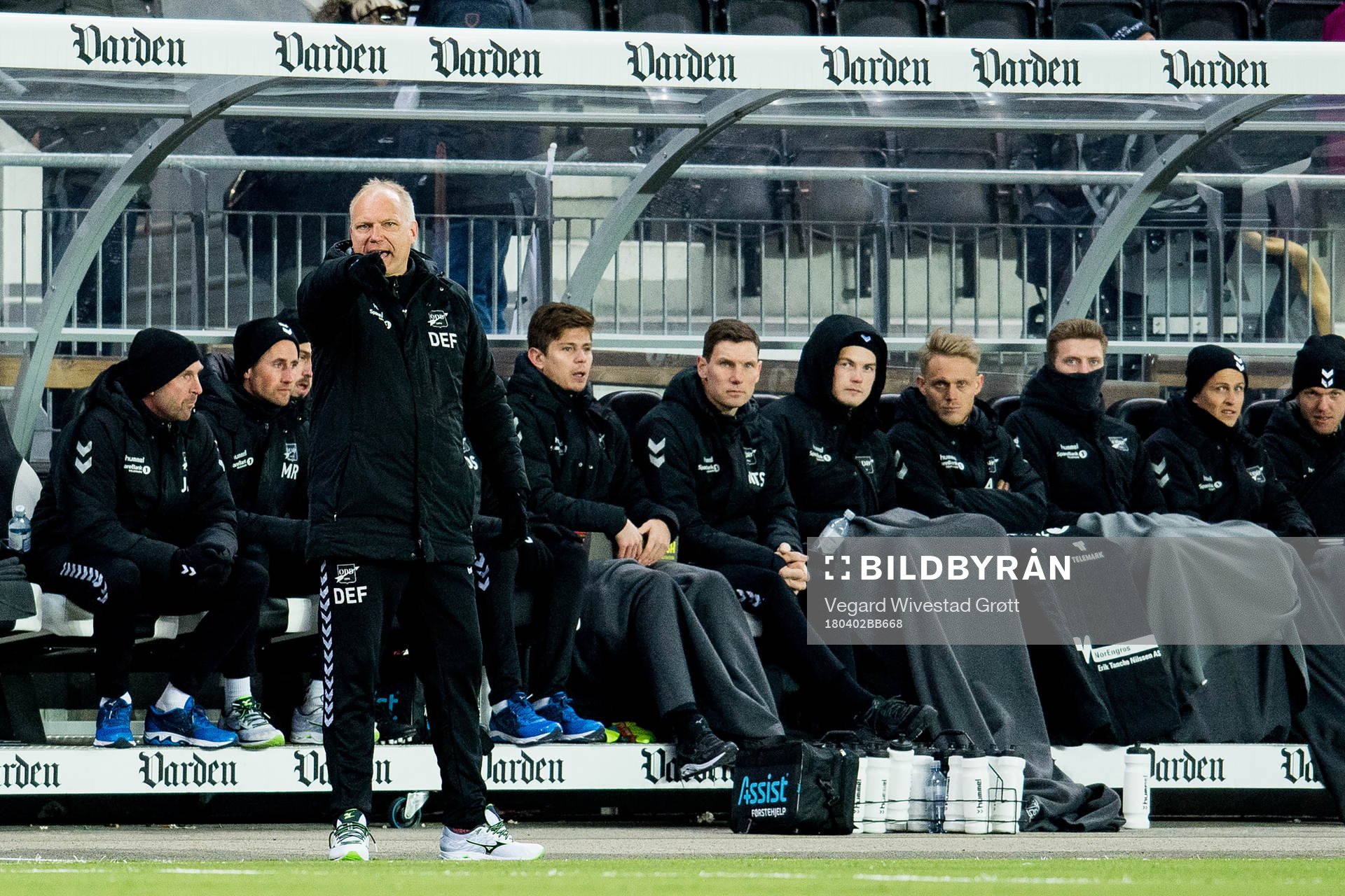 Dag-Eilev Fagermo, head coach of Odd, Torgeir Børven and