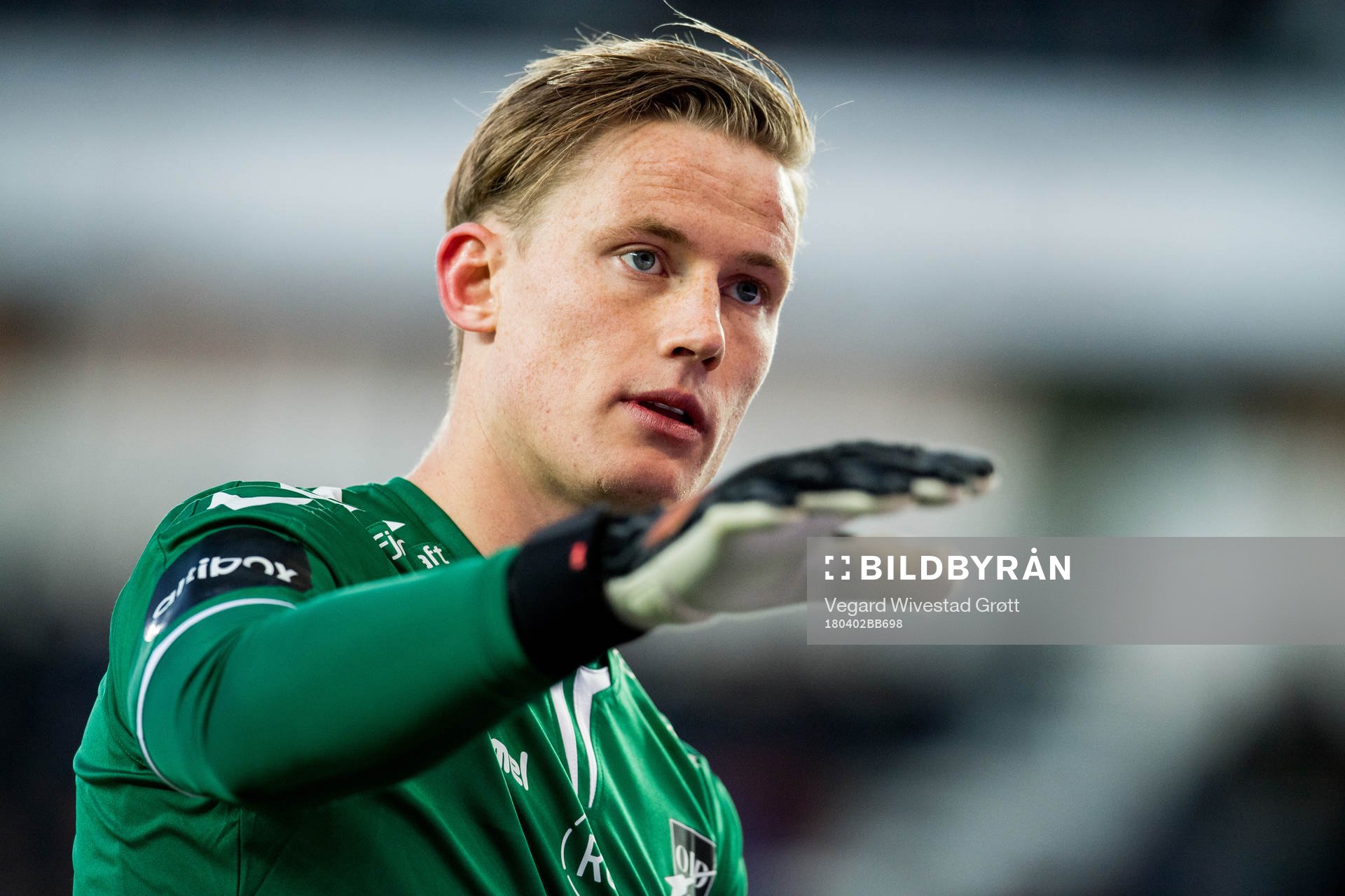Goalkeeper Sondre Rossbach of Odd