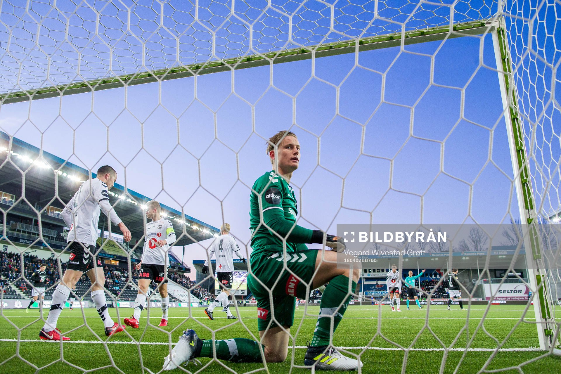 Goalkeeper Sondre Rossbach of Odd