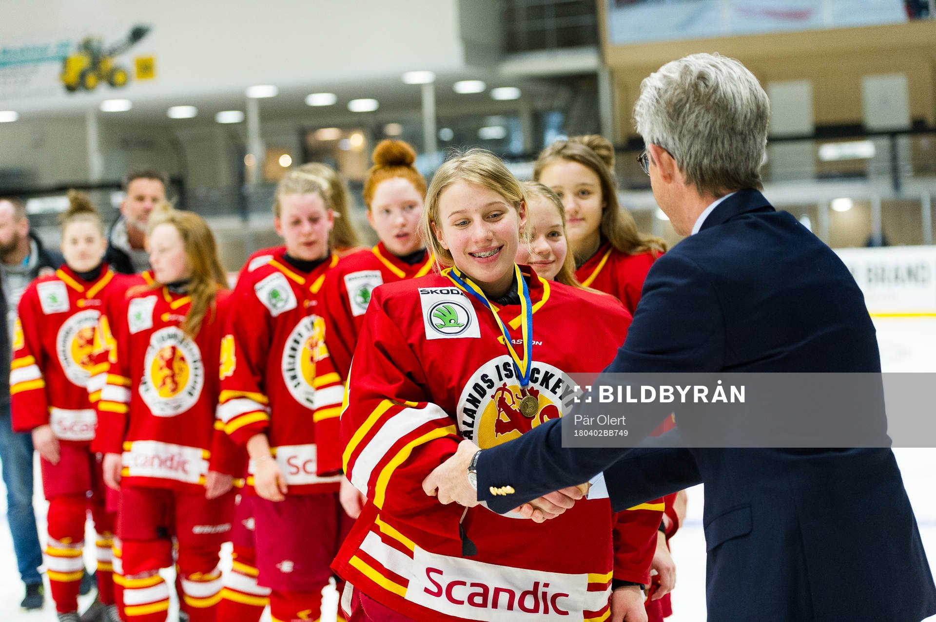 Smålands målvakt Ebba Svensson Träff  får bronsmedalj