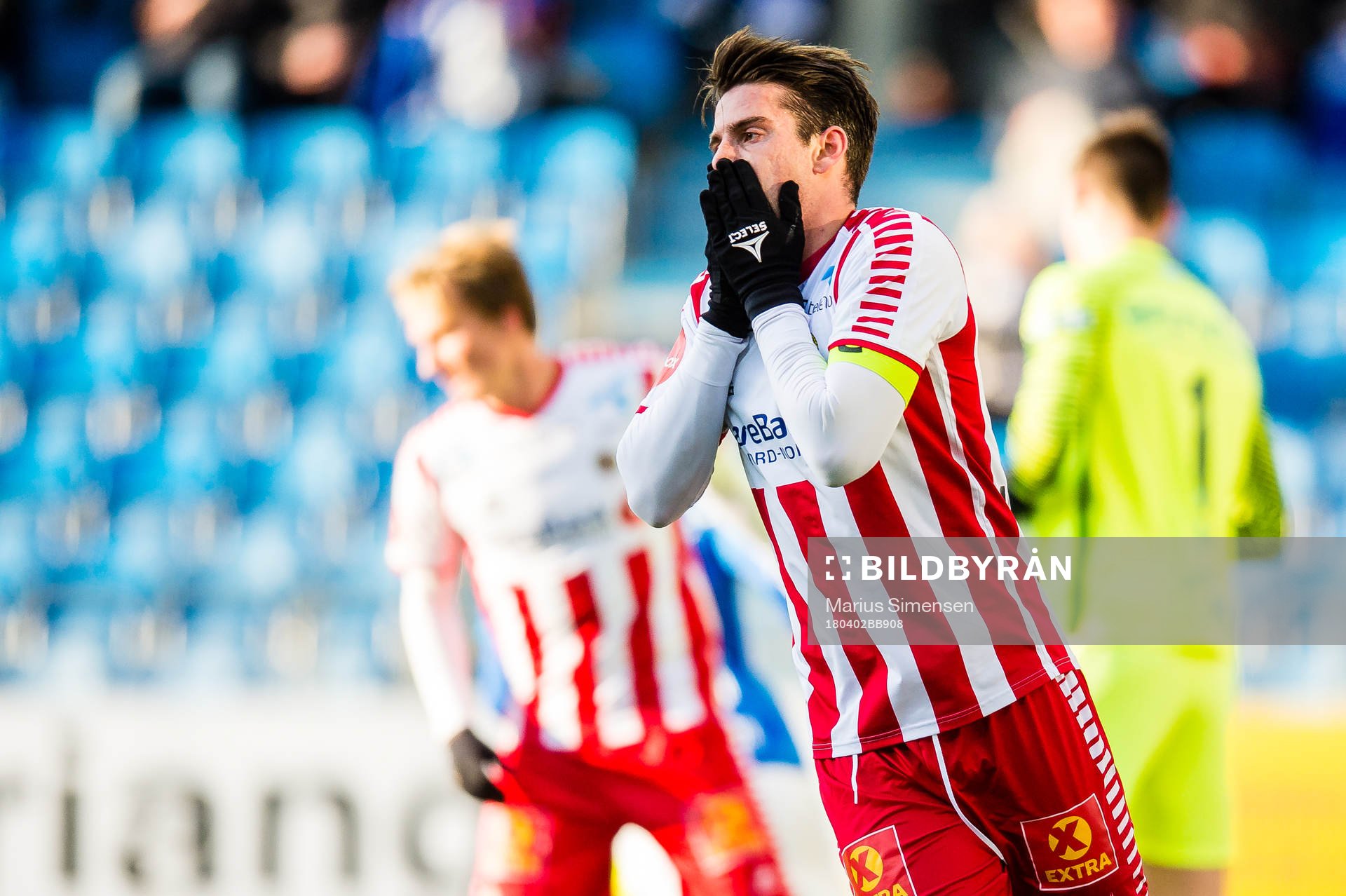 Simen Søraunet Wangberg of Tromsø looks dejected