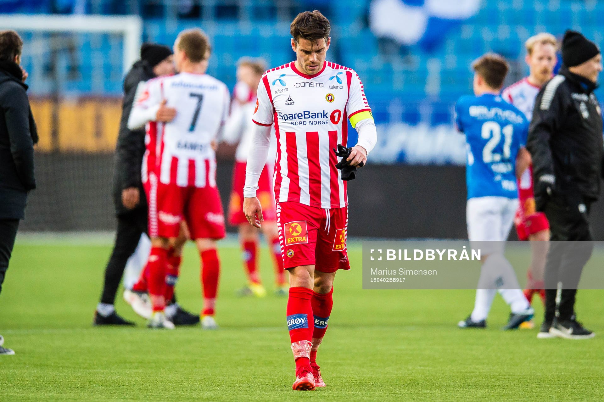 Simen Søraunet Wangberg of Tromsø looks dejected