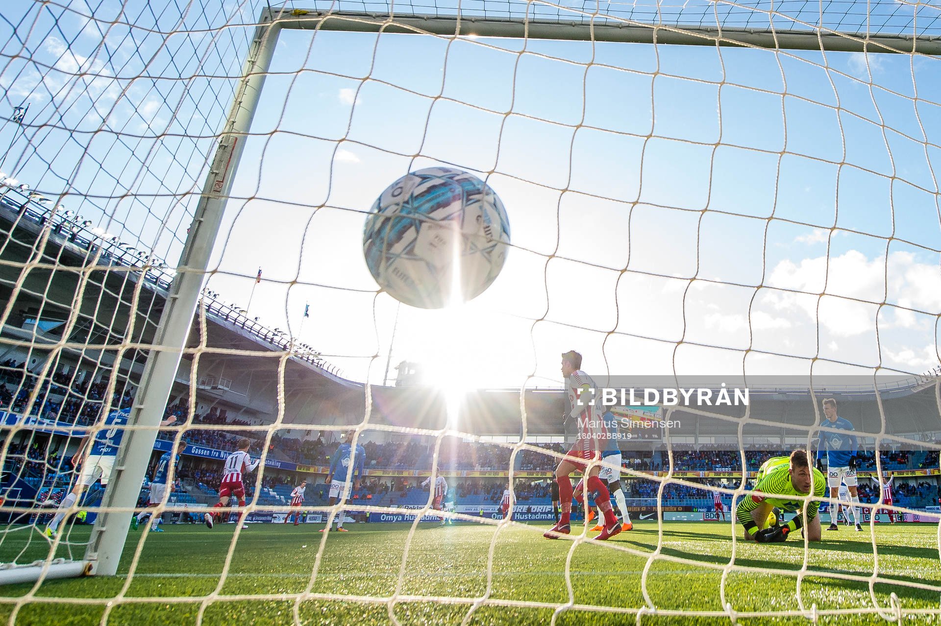 Robert Thomas Taylor of Tromsø scores the 2-1 goal