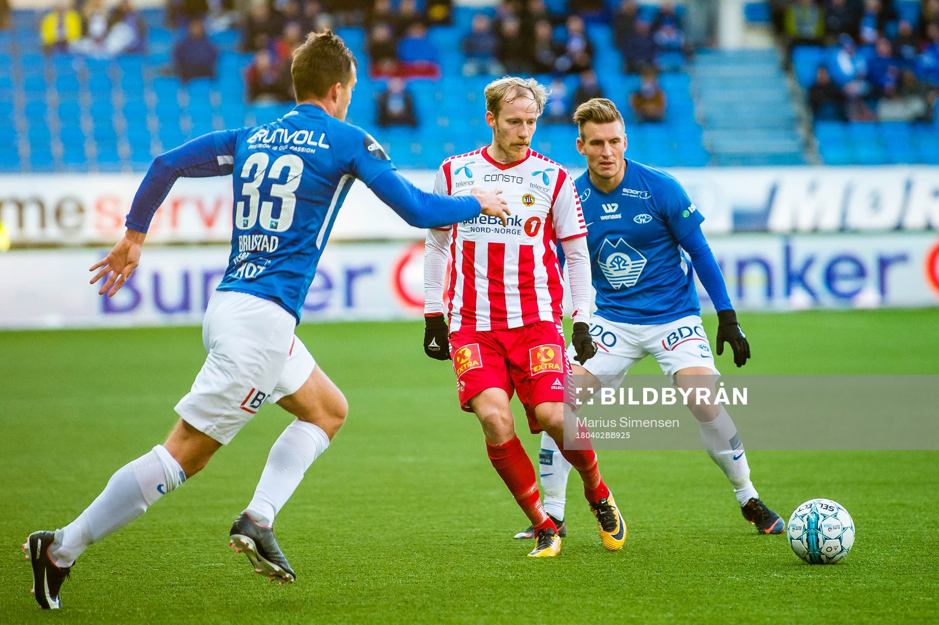 Fredrik Brustad of Molde and Gjermund Åsen of Tromsø and