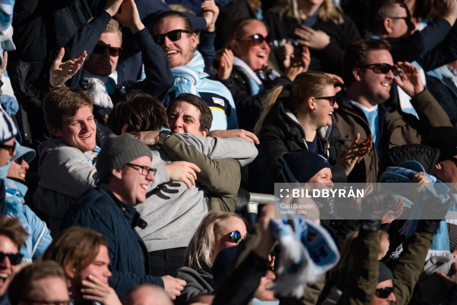 Malmö FFs supportar jublar