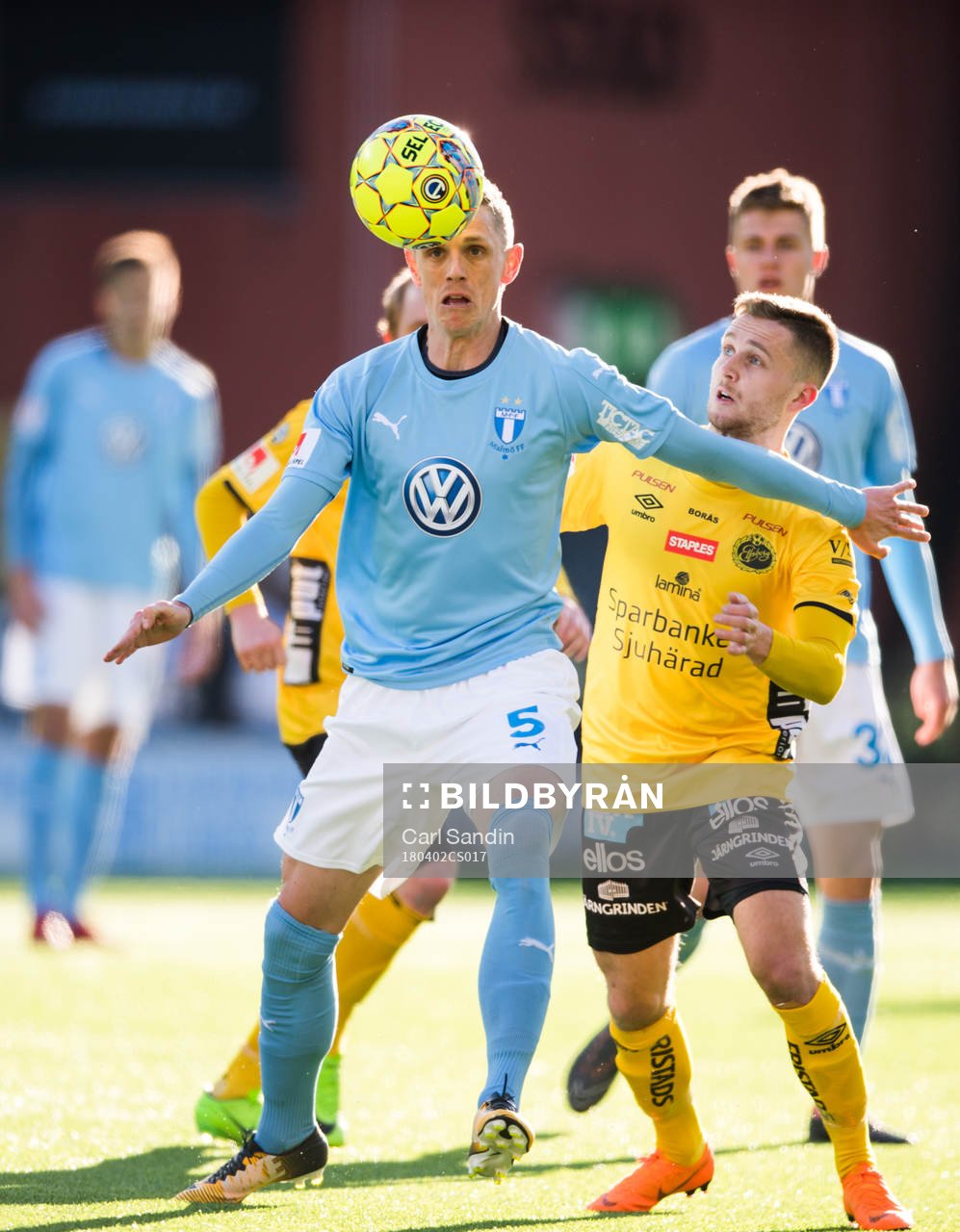 Malmö FFs Sören Rieks och Elfsborgs Adam Lundqvist