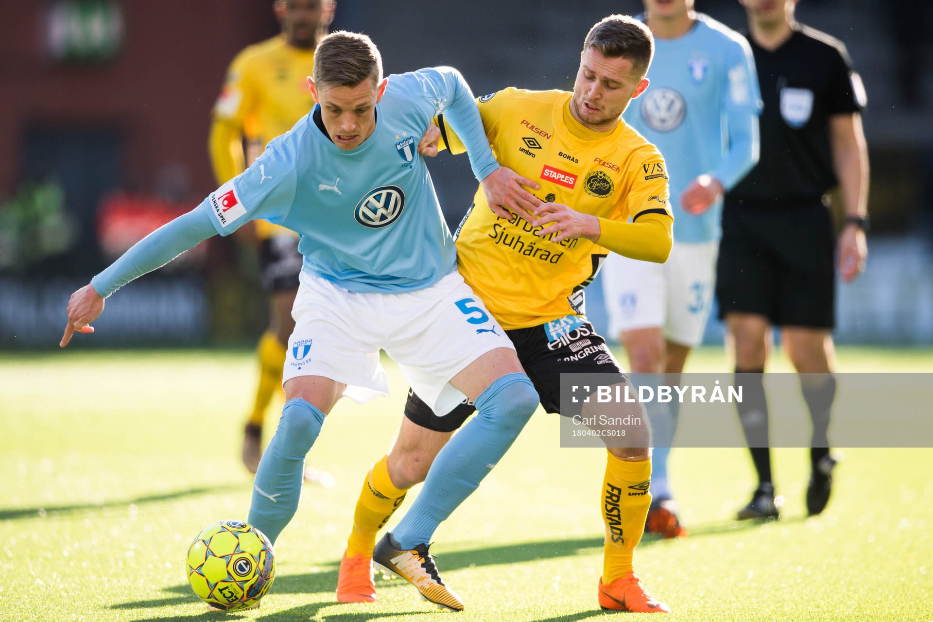 Malmö FFs Sören Rieks och Elfsborgs Adam Lundqvist