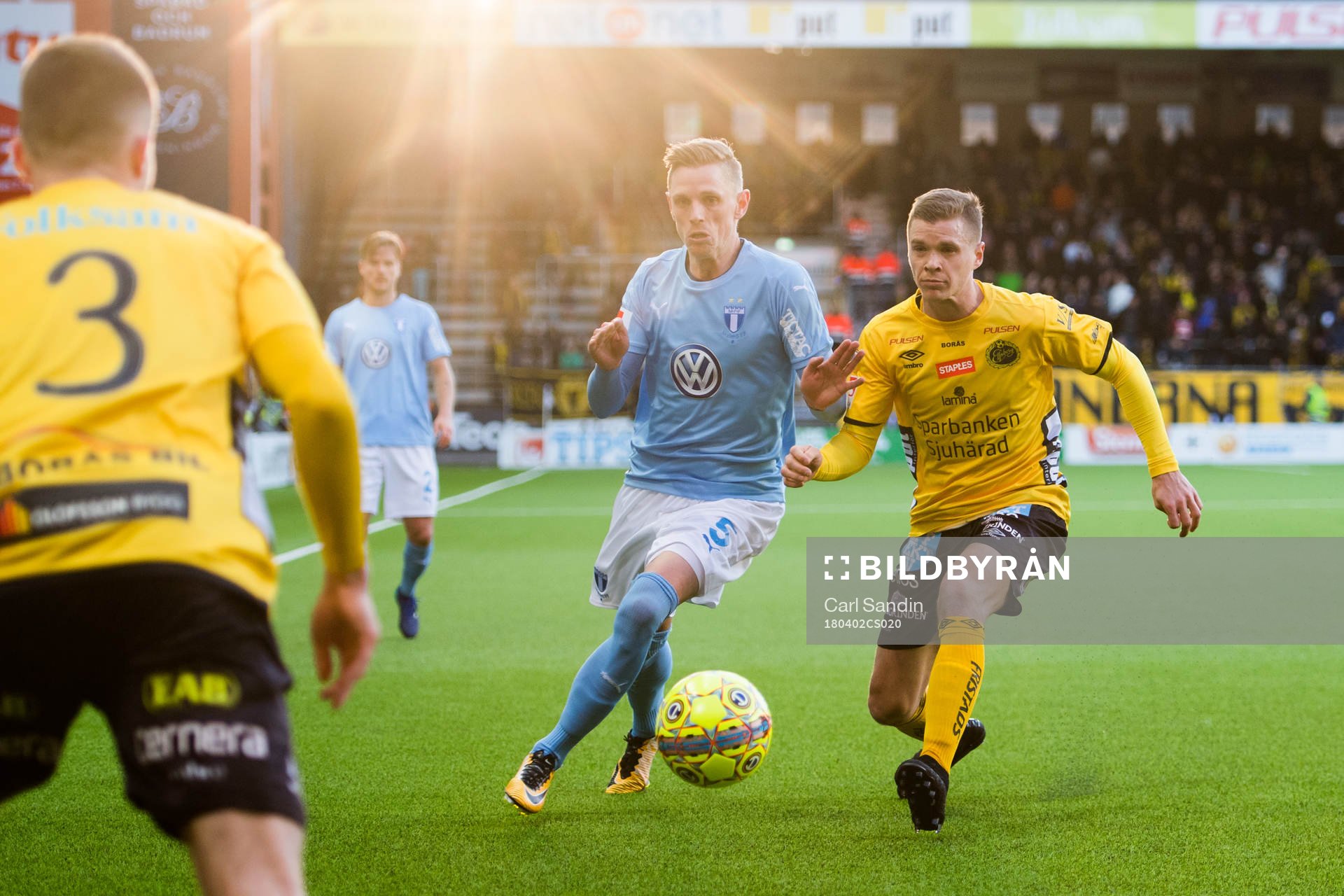 Malmö FFs Sören Rieks och Elfsborgs Samuel Holmén