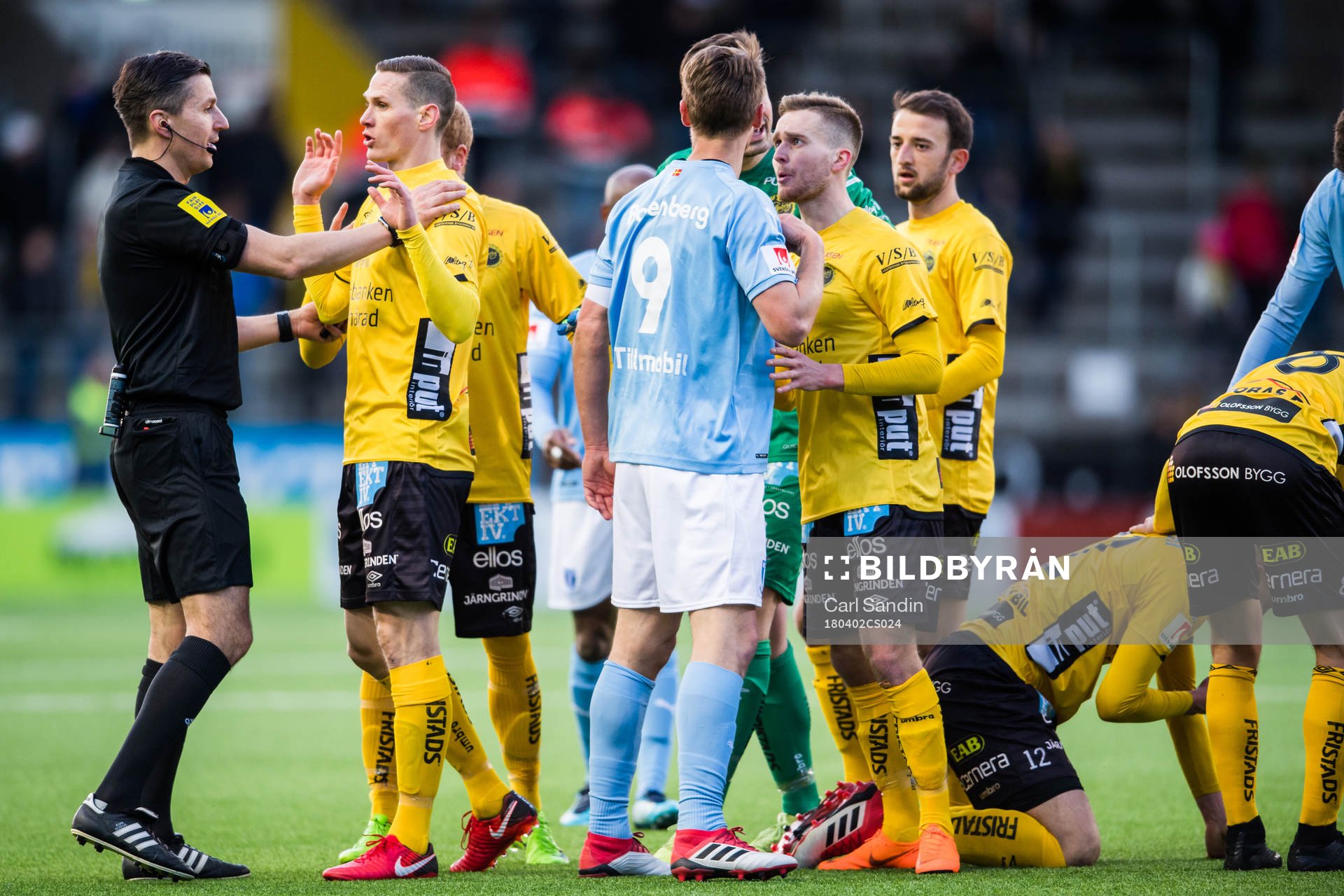 Malmö FFs Markus Rosenberg i bråk med Elfsborgs Jon