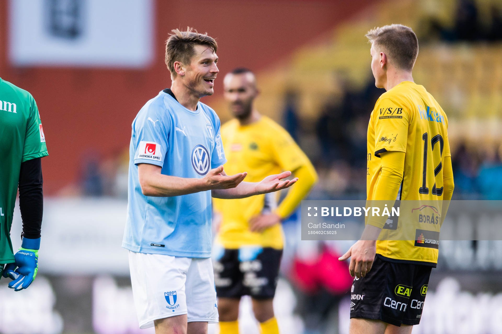 Malmö FFs Markus Rosenberg och Elfsborgs Joakim Nilsson
