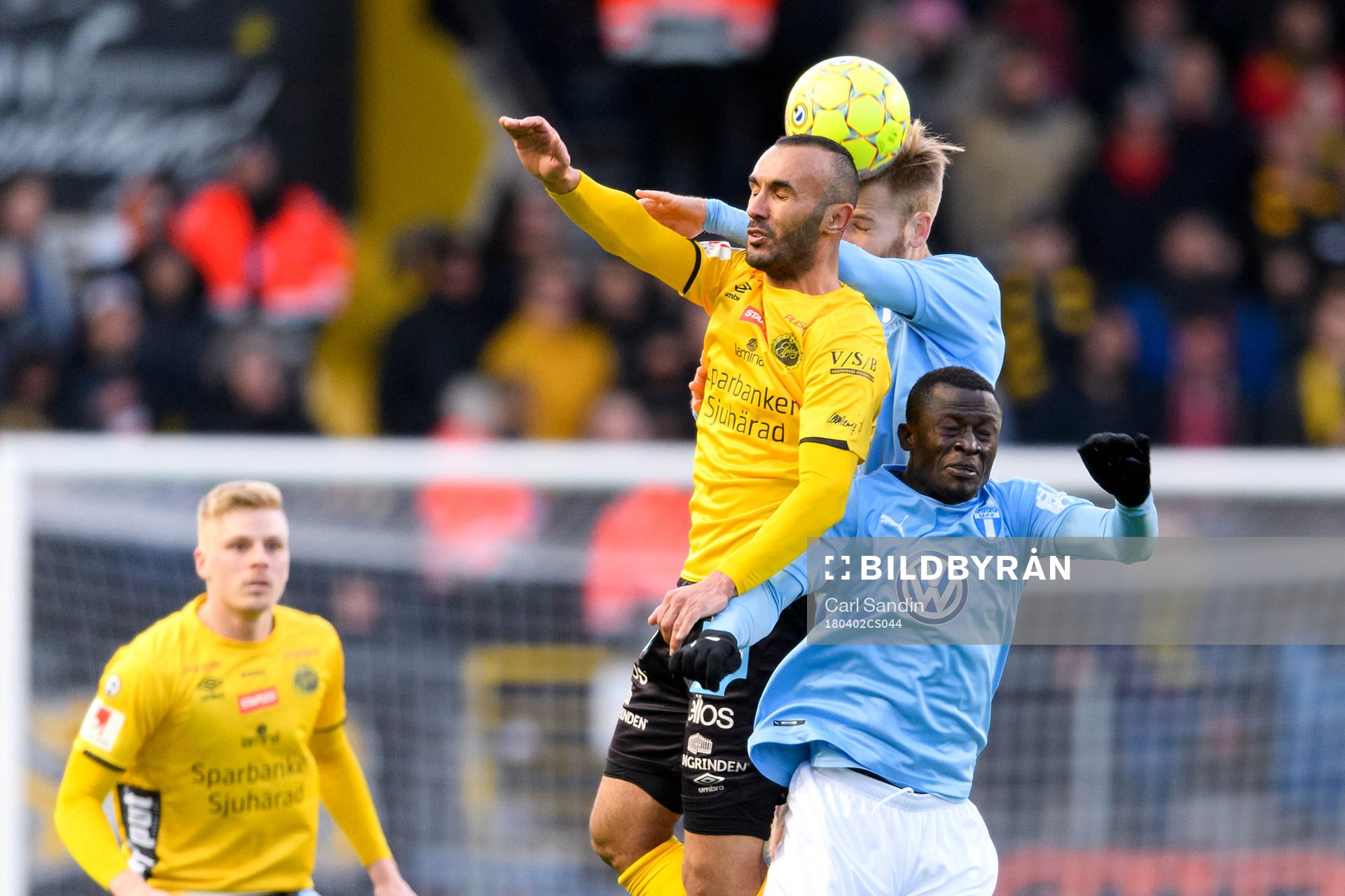 Nickduell mellan Elfsborgs Issam Jebali och Malmö FFs