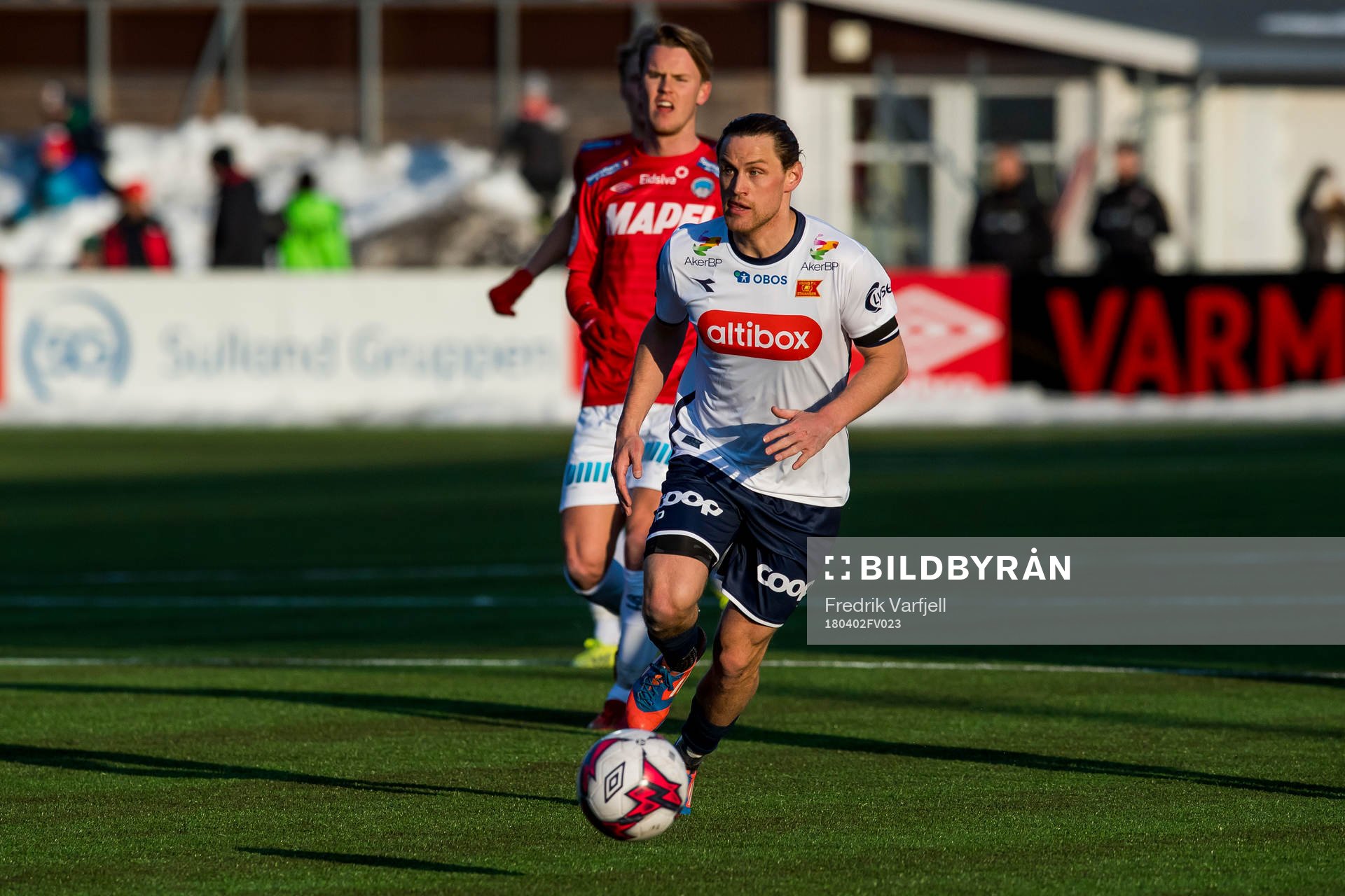 during the OBOS-ligaen match between Kongsvinger and Viking