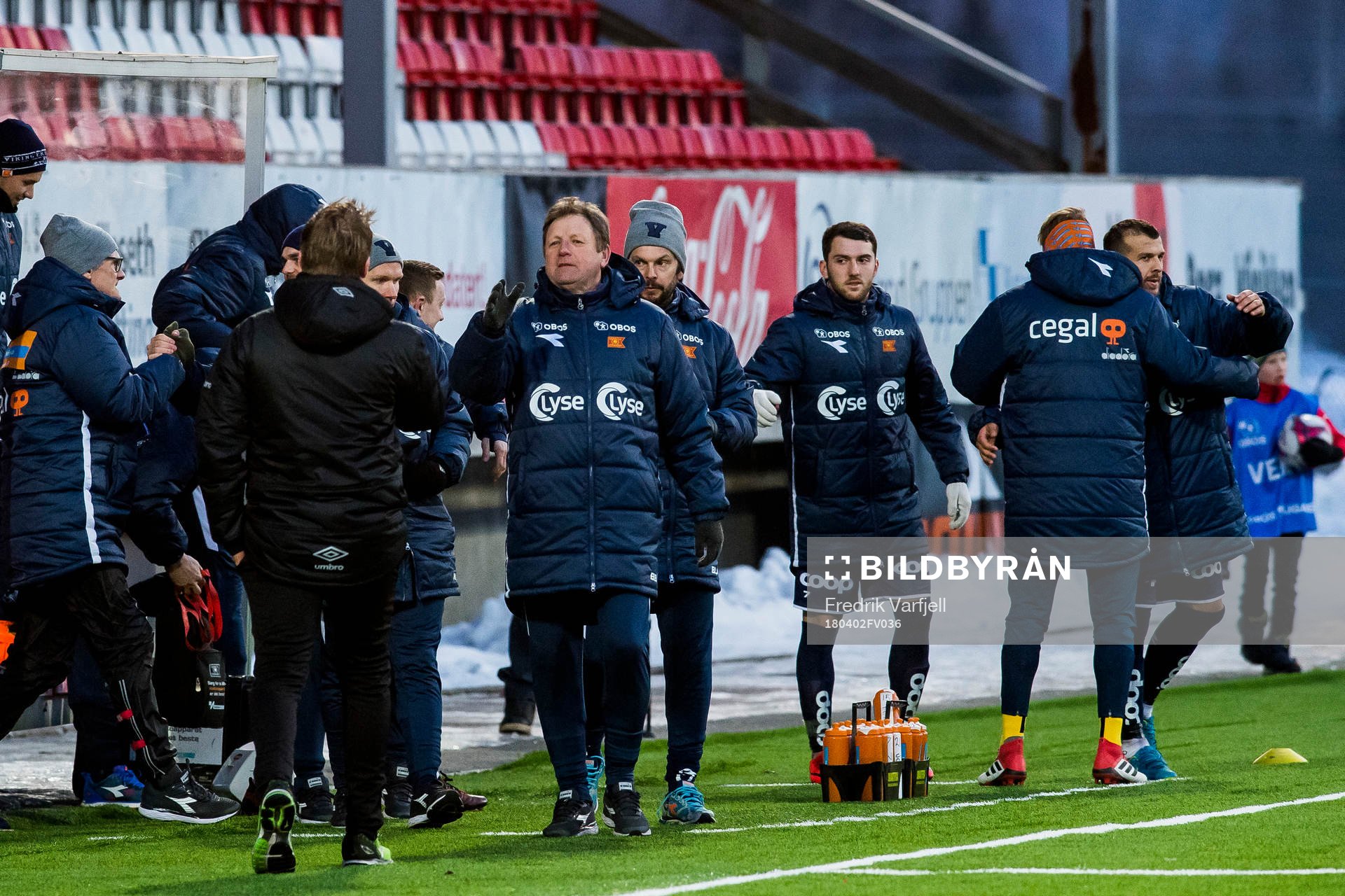 Bjarne Berntsen, head coach of Viking, after the OBOS-ligaen match between Kongsvinger and Viking on April 2, 2018 in Kongsvinger.