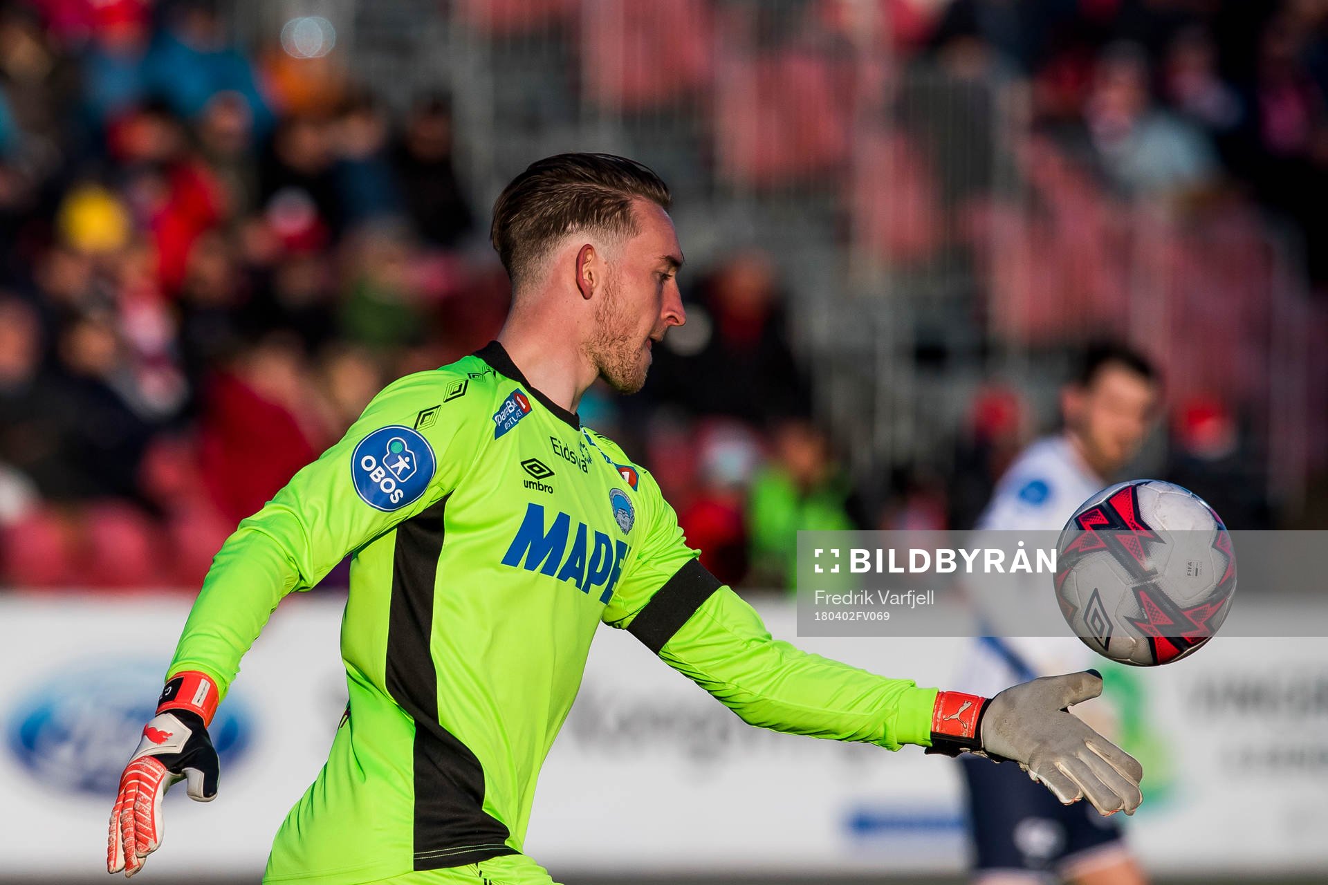 Goalkeeper Tobias Trautner of Kongsvinger