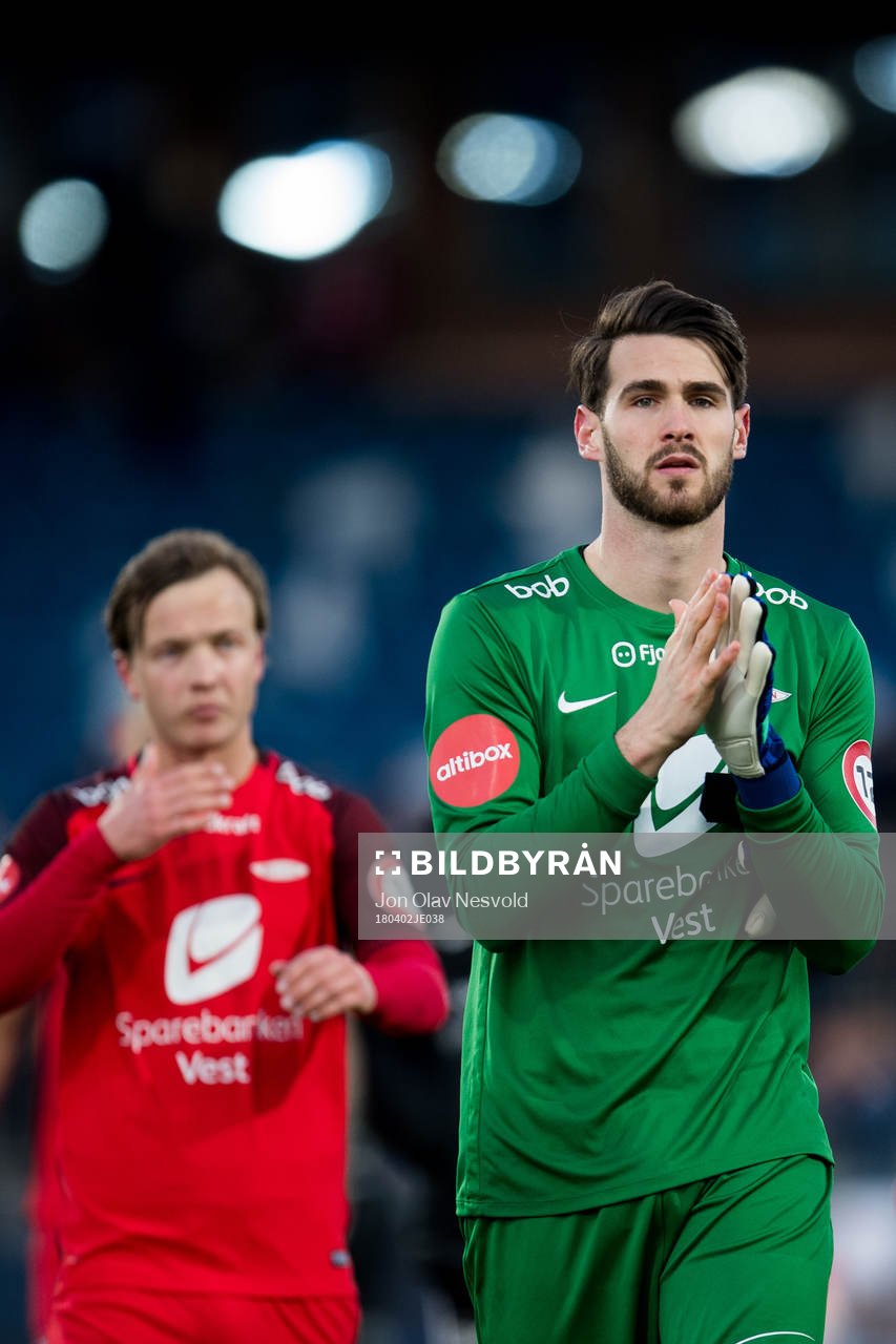 Goalkeeper Samuel Sahin-Radlinger of Brann