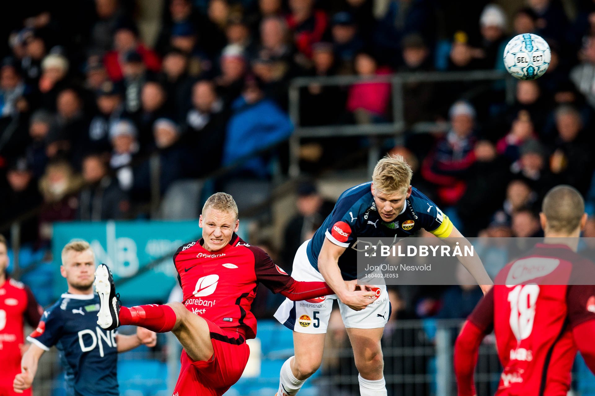 Kristoffer Barmen of Brann and Jakob Glesnes of