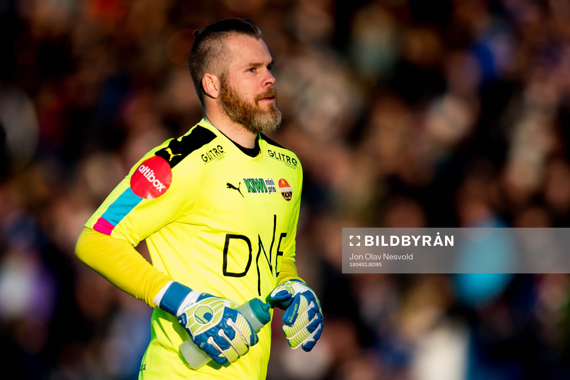 Goalkeeper Espen Bugge Pettersen of Strømsgodset