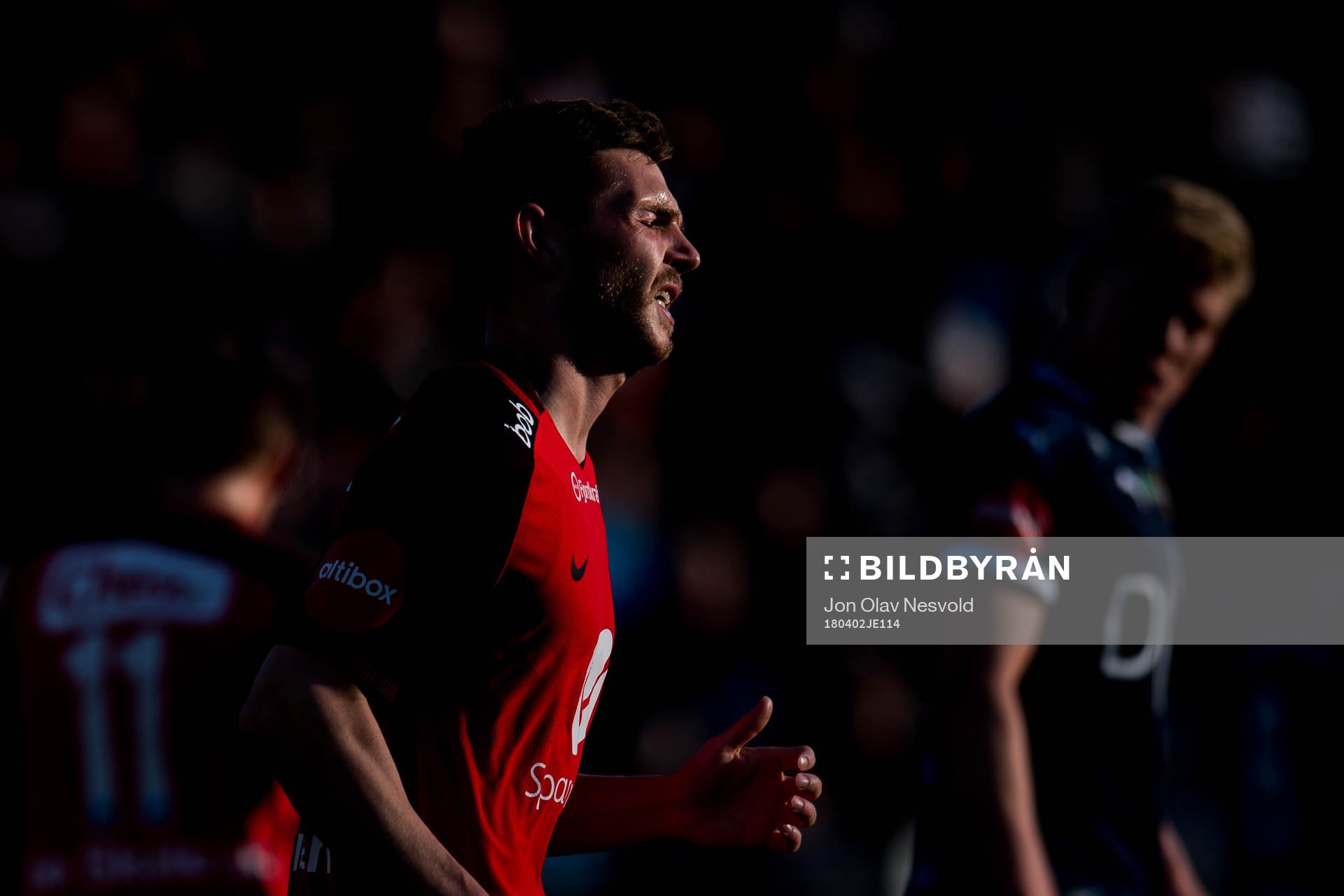 Gilli Rolantsson of Brann reacts