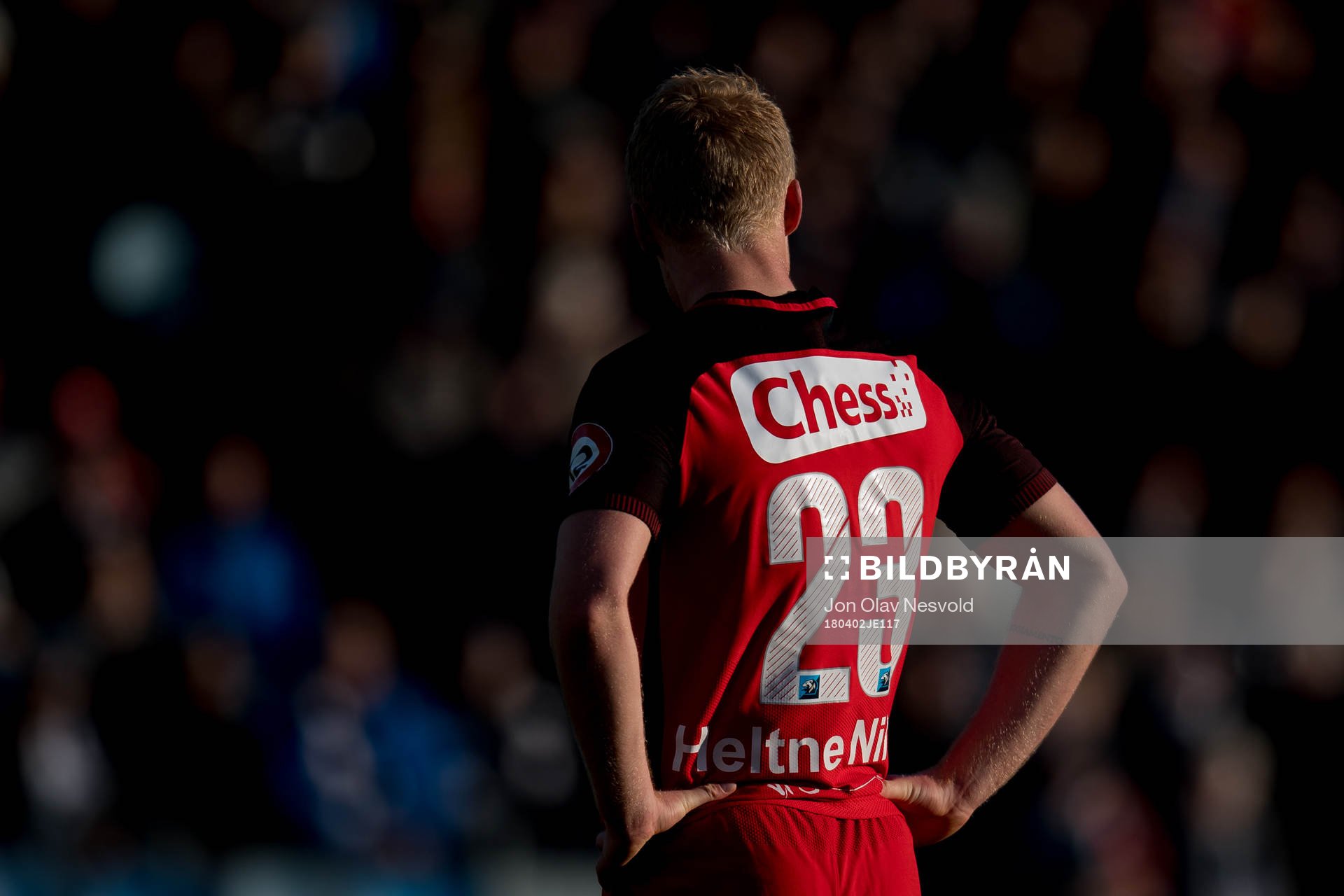 Sivert Heltne Nilsen of Brann looks dejected