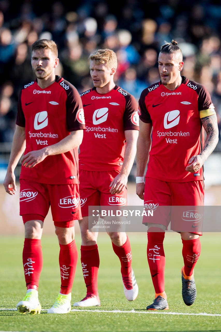 Gilli Rolantsson of Brann, Sivert Heltne Nilsen of Brann