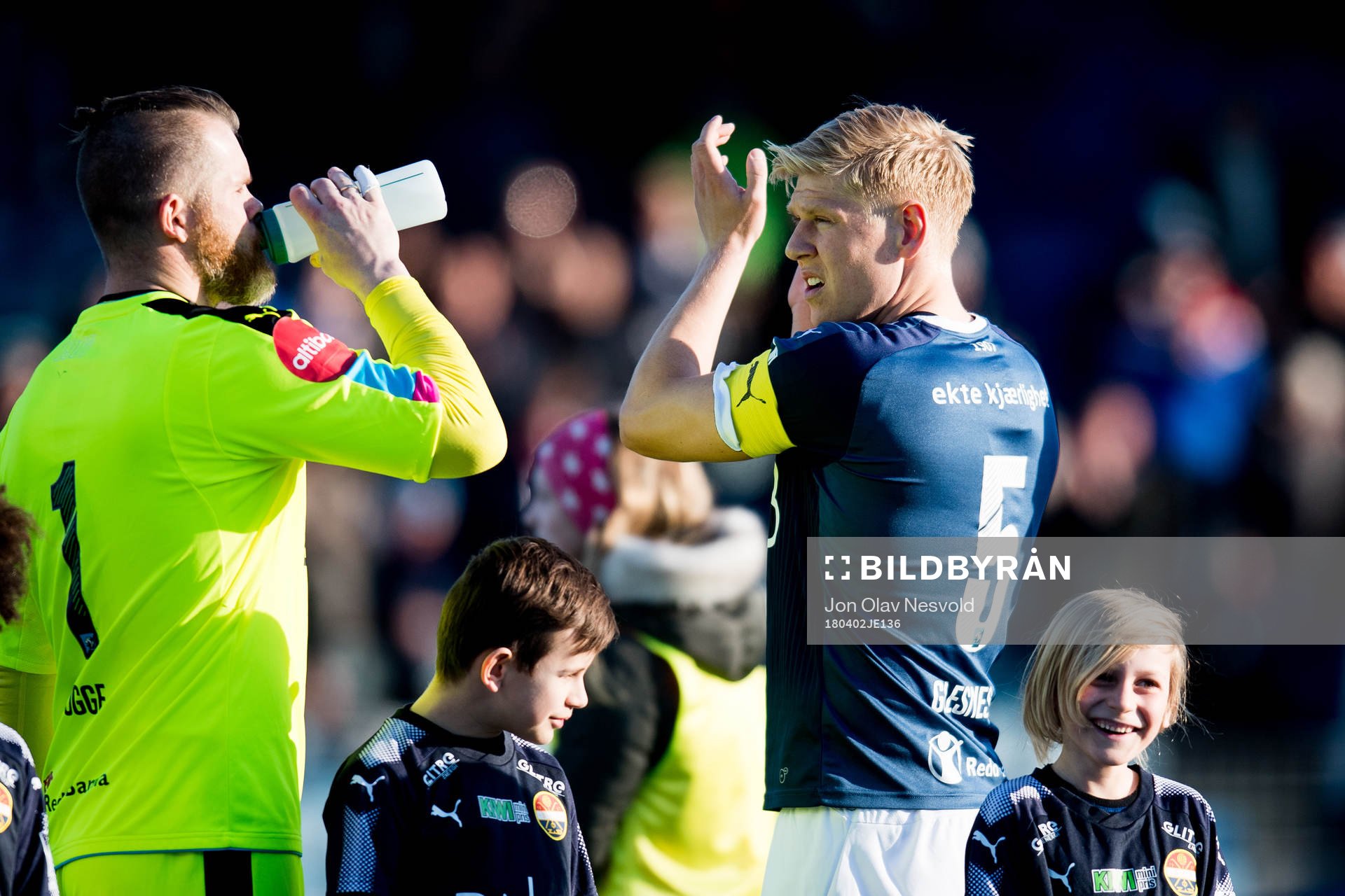 Goalkeeper Espen Bugge Pettersen of Strømsgodset and Jakob