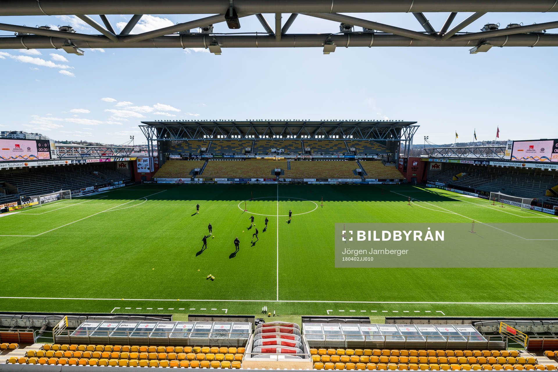 Översiktsbild på Borås arena