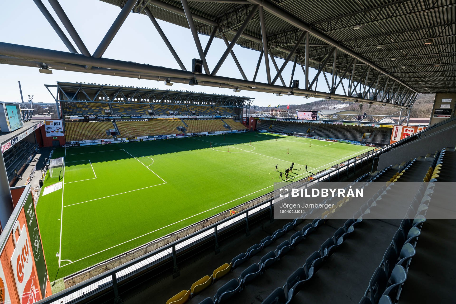 Översiktsbild på Borås arena