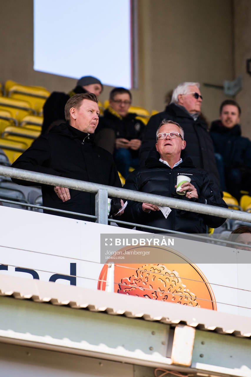 Sveriges förbundskapten Janne Andersson och Peter