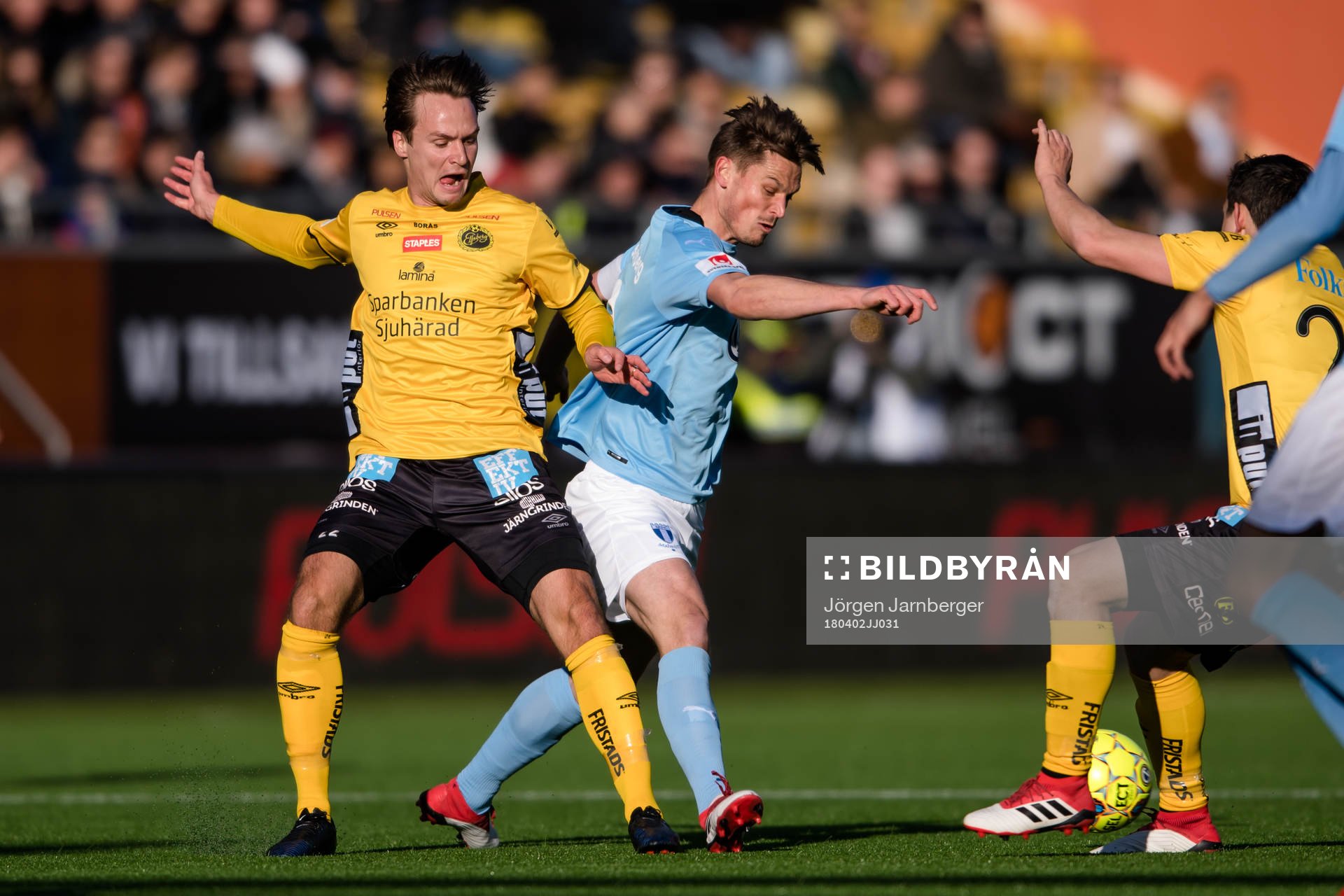 Elfsborgs Viktor Prodell och Malmö FFs Markus Rosenberg