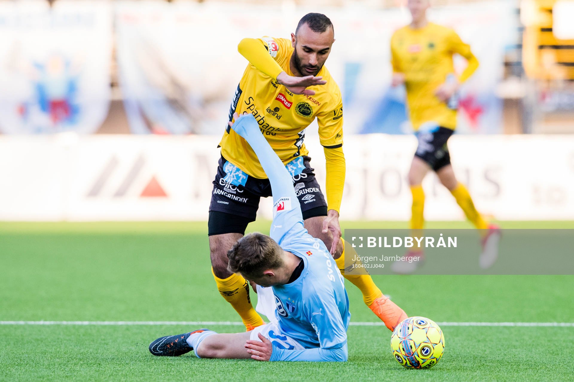 Elfsborgs Issam Jebali och Malmö FFs Mattias Svanberg