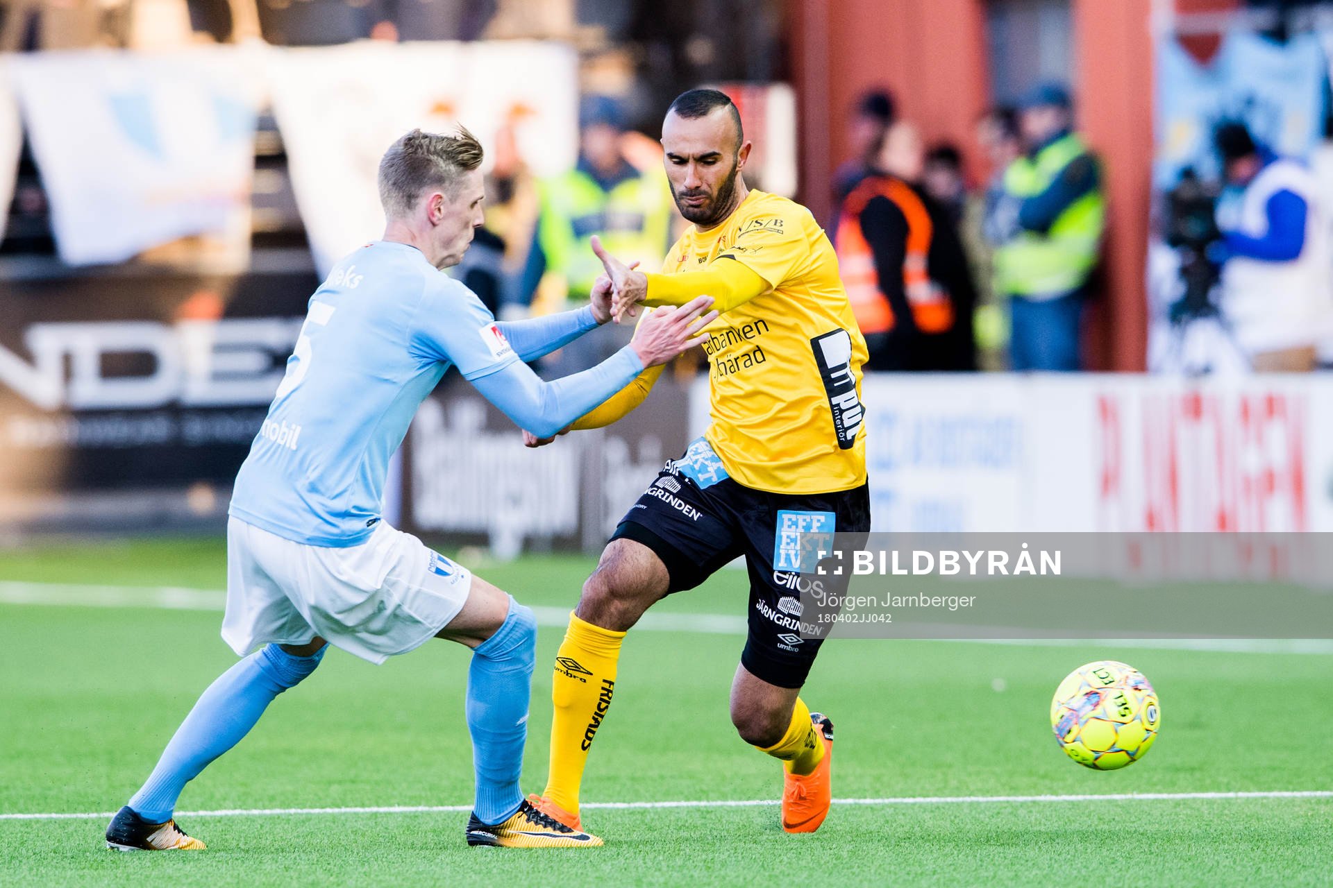Malmö FFs Sören Rieks och Elfsborgs Issam Jebali