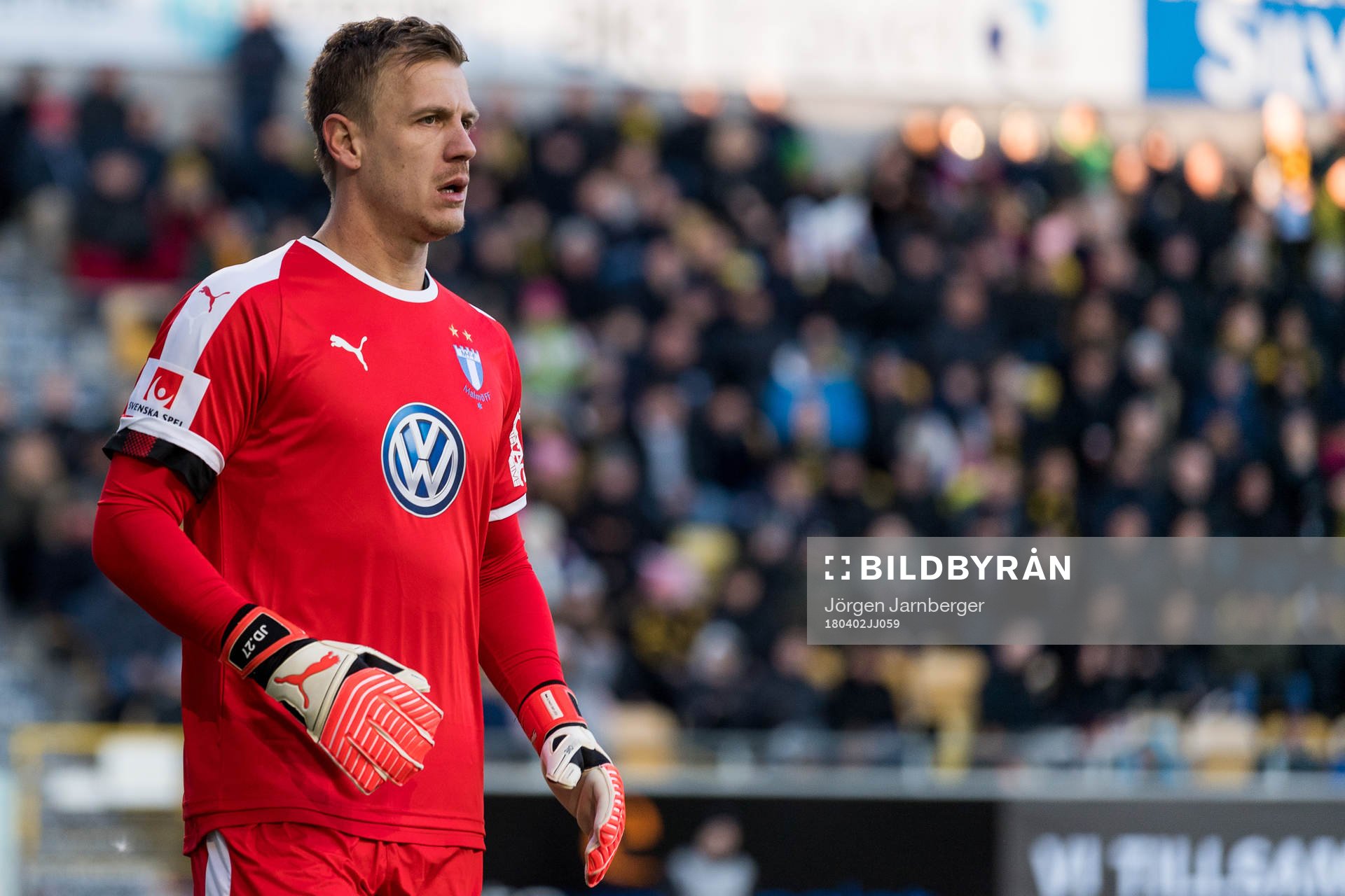 Malmö FFs målvakt Johan Dahlin