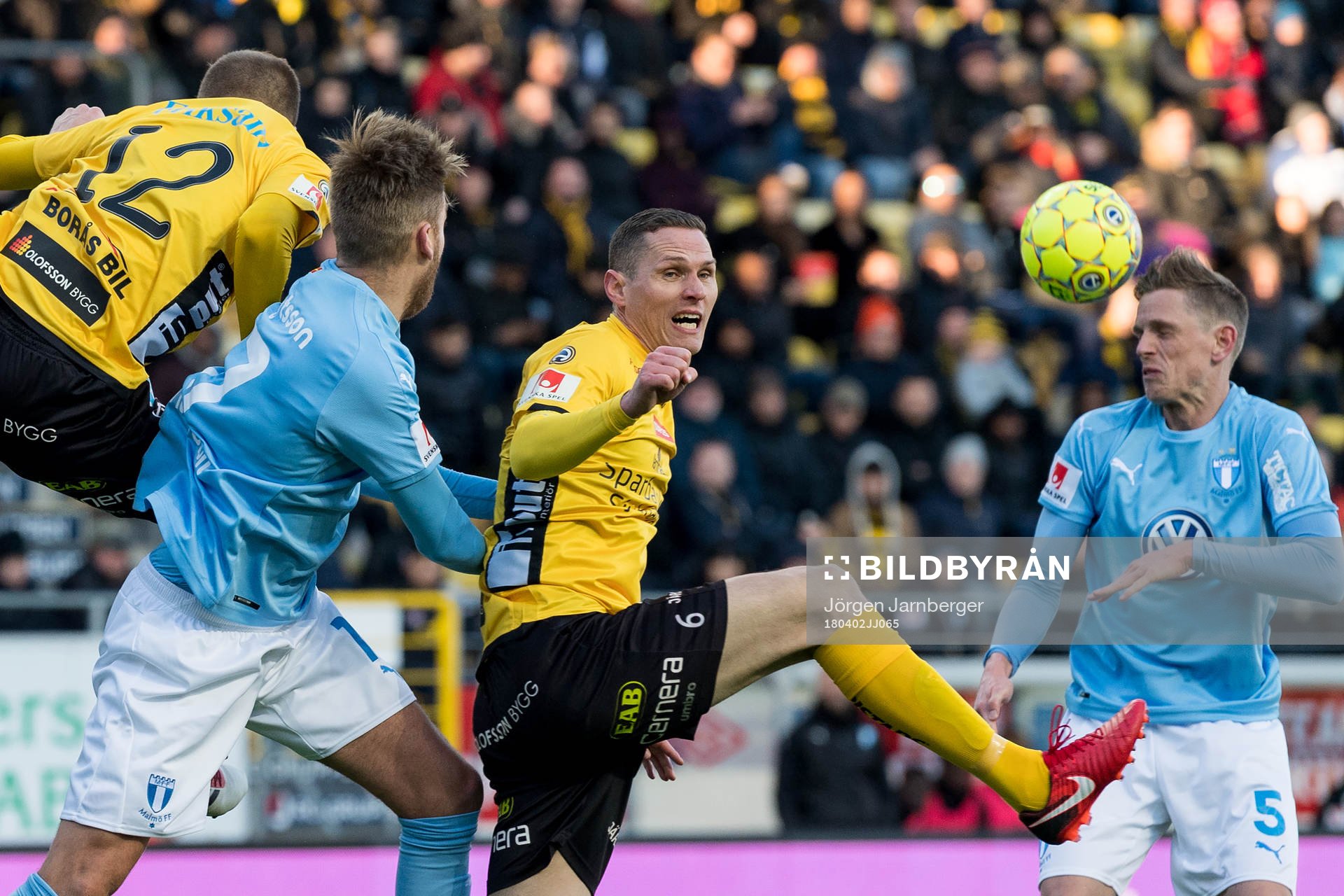 Elfsborgs Jon Jönsson och Malmö FFs Sören Rieks