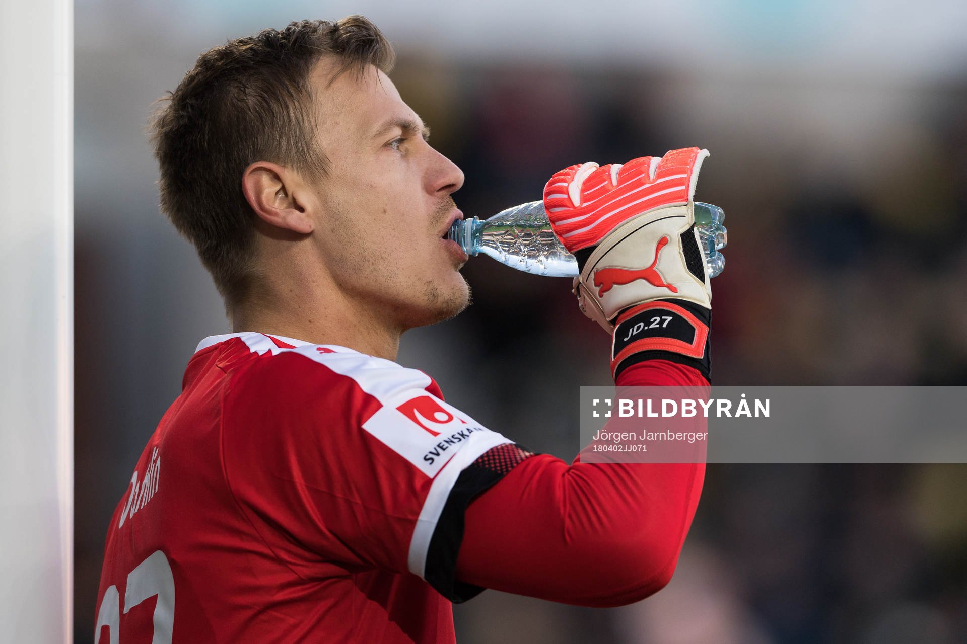 Malmö FFs målvakt Johan Dahlin