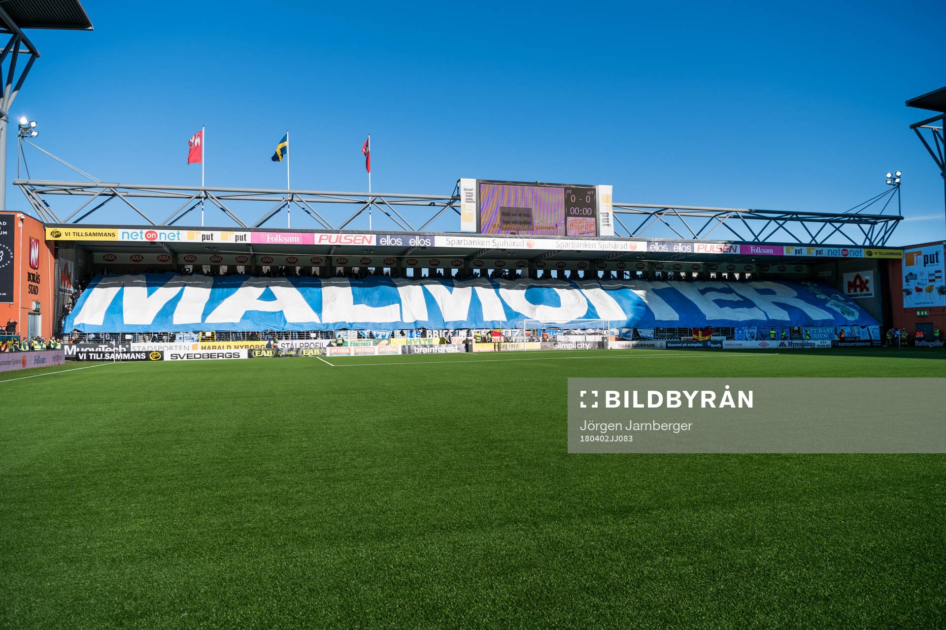 Malmö FFs supportrar tifo