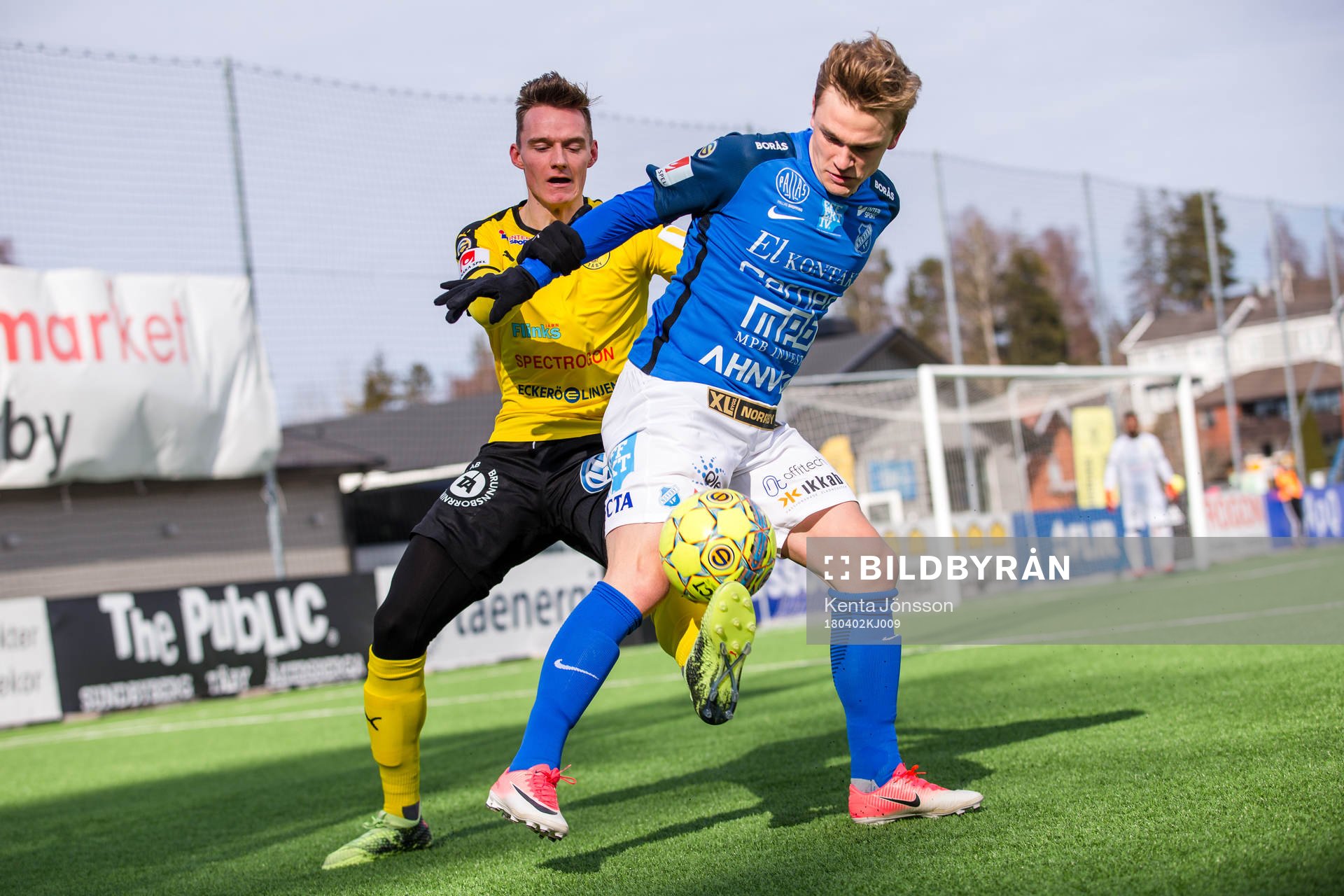 Norrbys Adam Eriksson och Frejs Jakob Glasberg