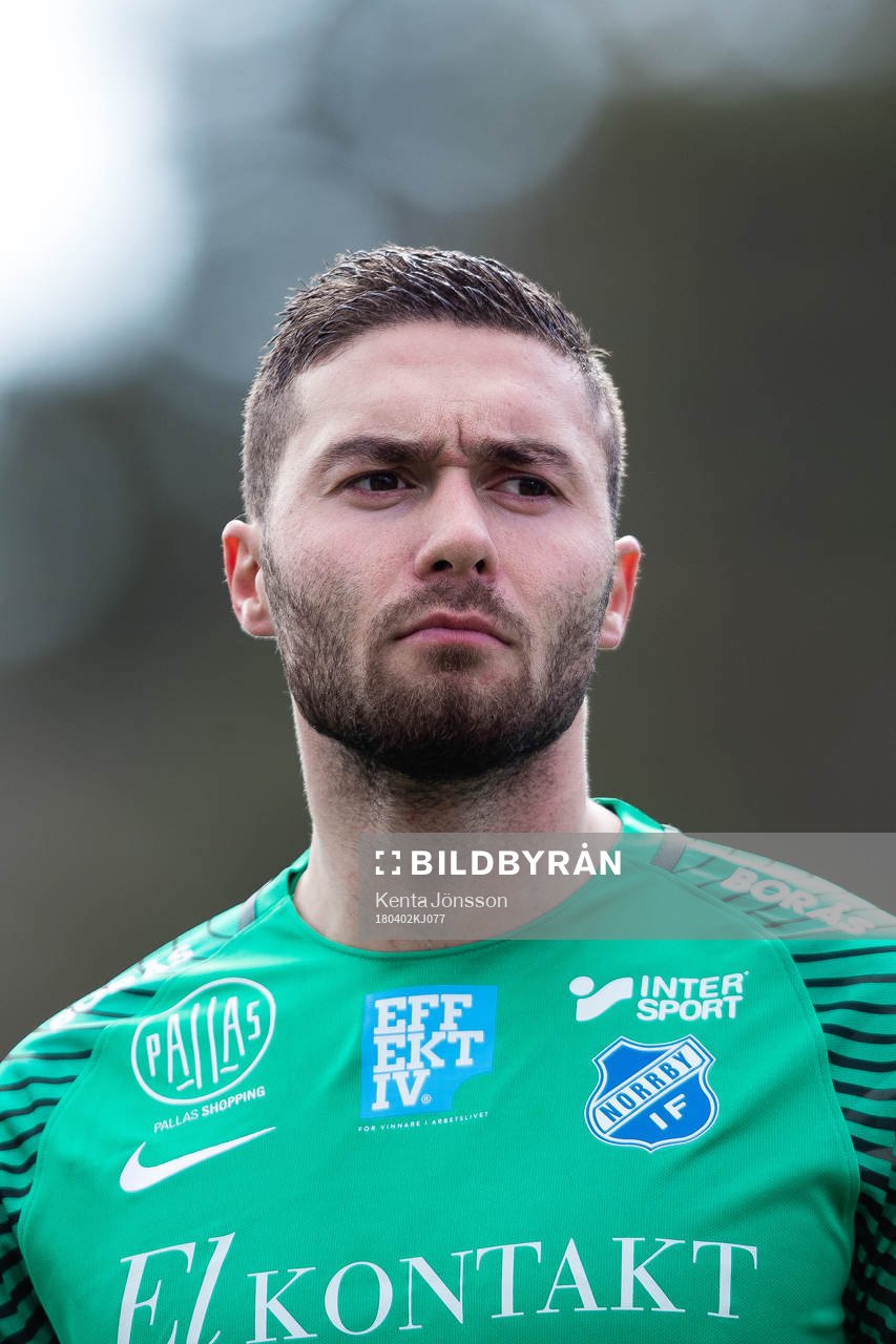 Norrbys målvakt Mergim Krasniqi