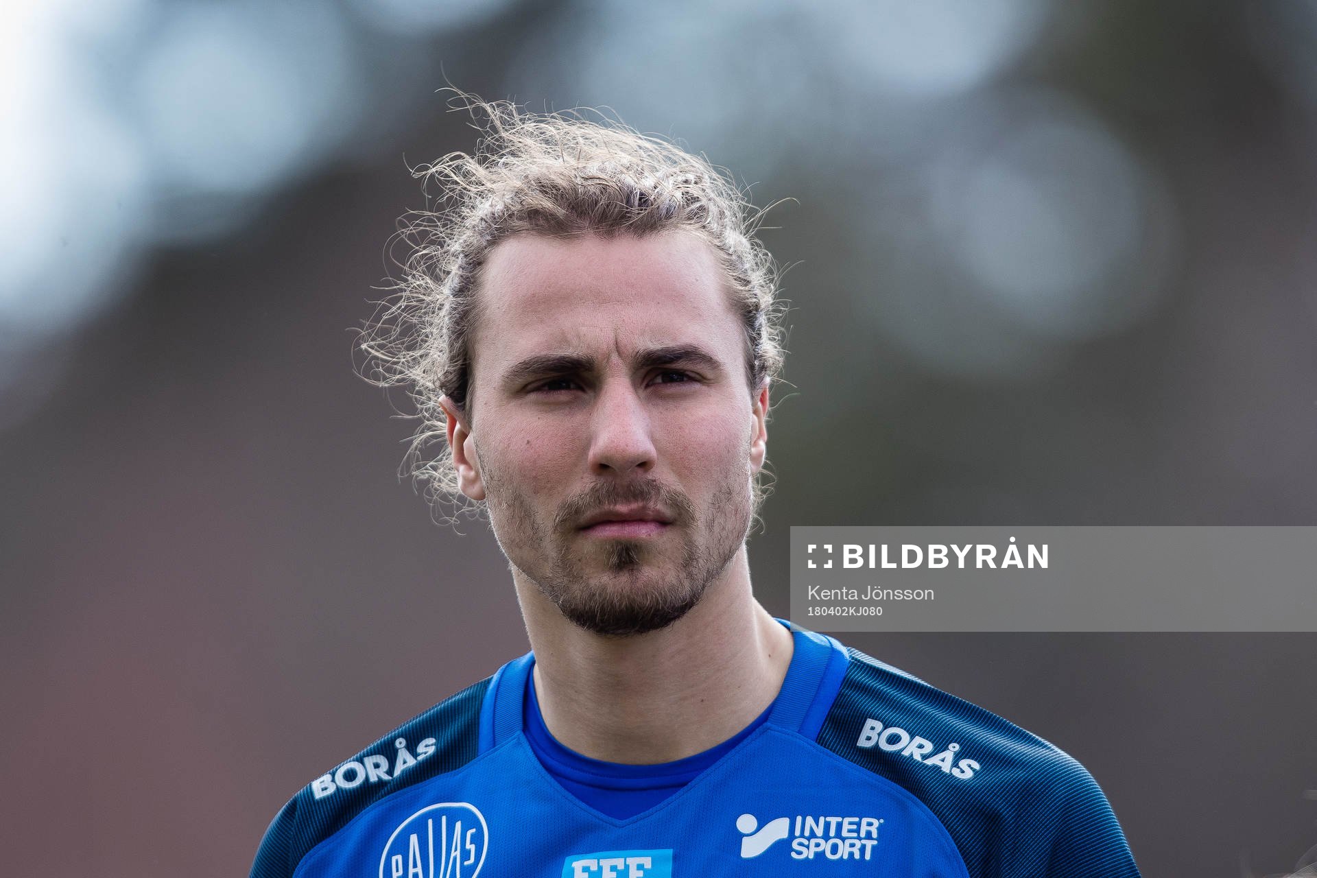Norrbys Jonathan Azulay innan fotbollsmatchen i Superettan