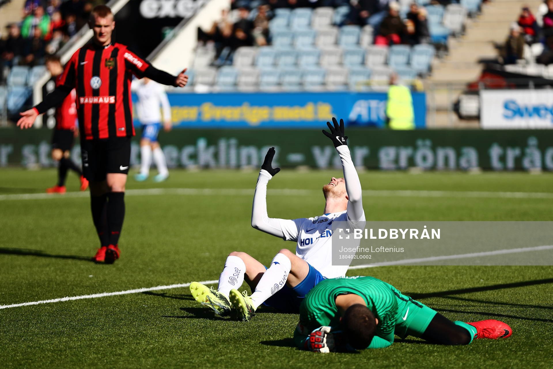 Brommapojkarnas målvakt deppar och Norrköpings Kalle
